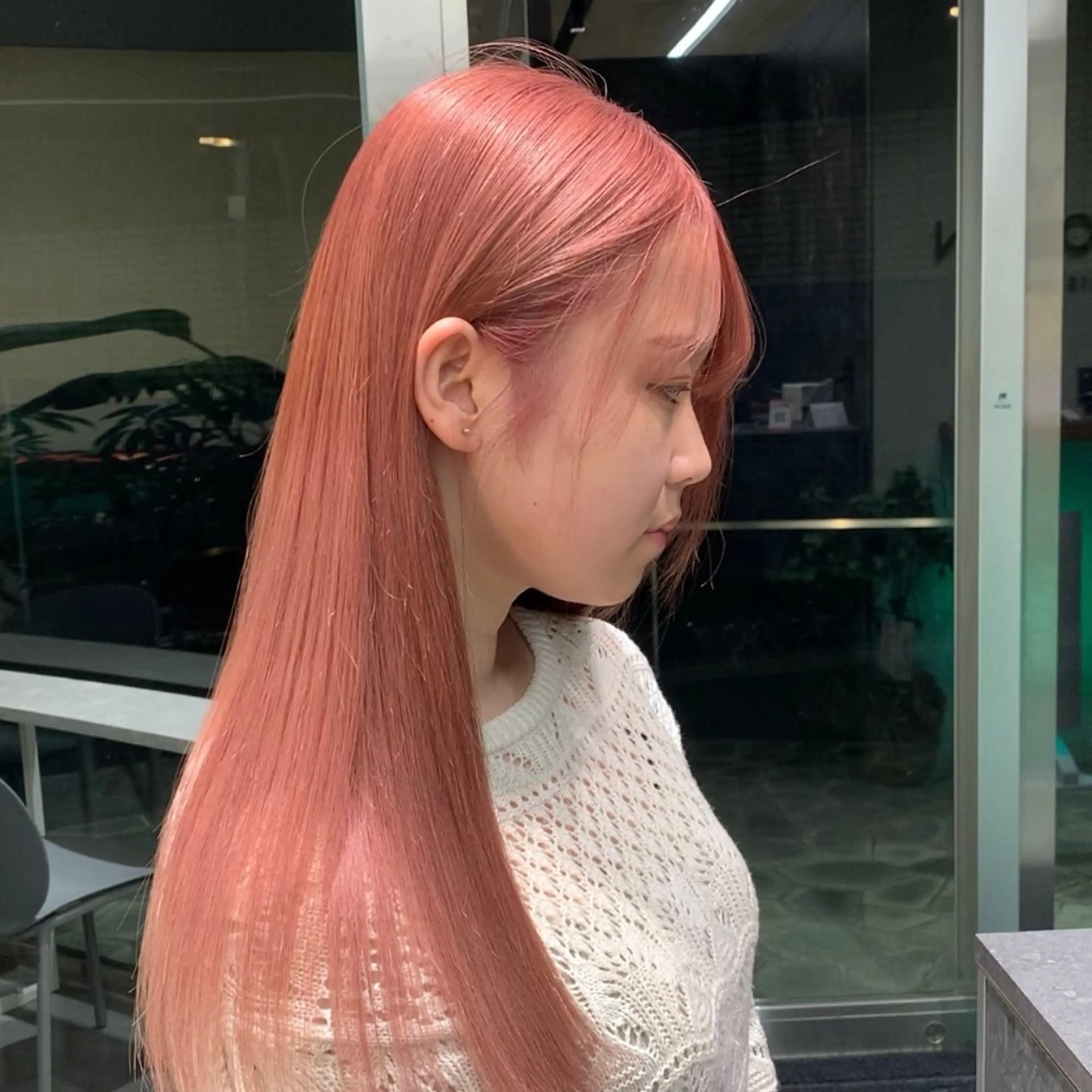 ロング カラー ヘアカラー トリートメント サロウィン(SALOWIN)原宿iori店所属・ツヤツヤ ハイトーン/Reiのヘアスタイル