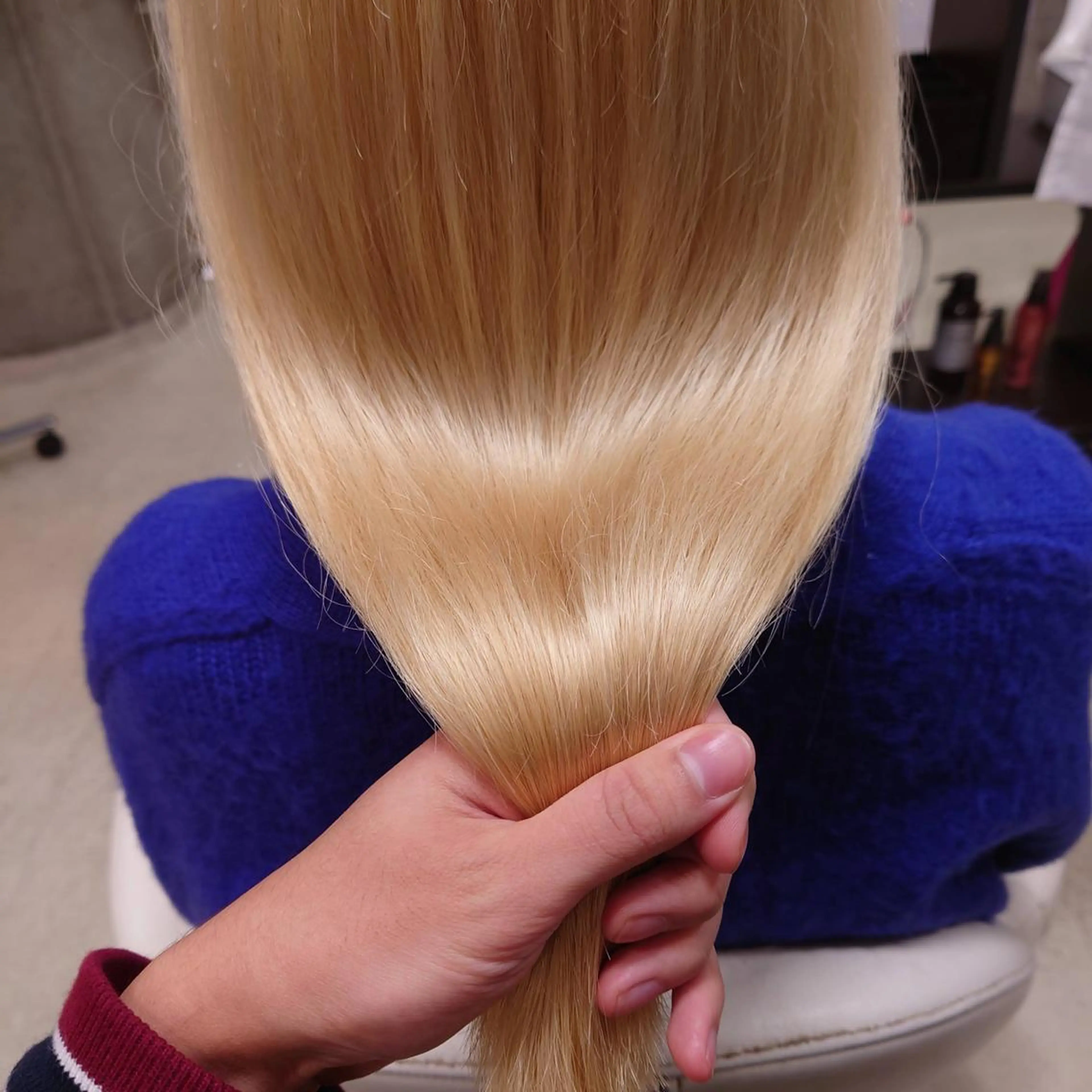 ロング カット 縮毛矯正 le. pidorgeのヘアスタイル