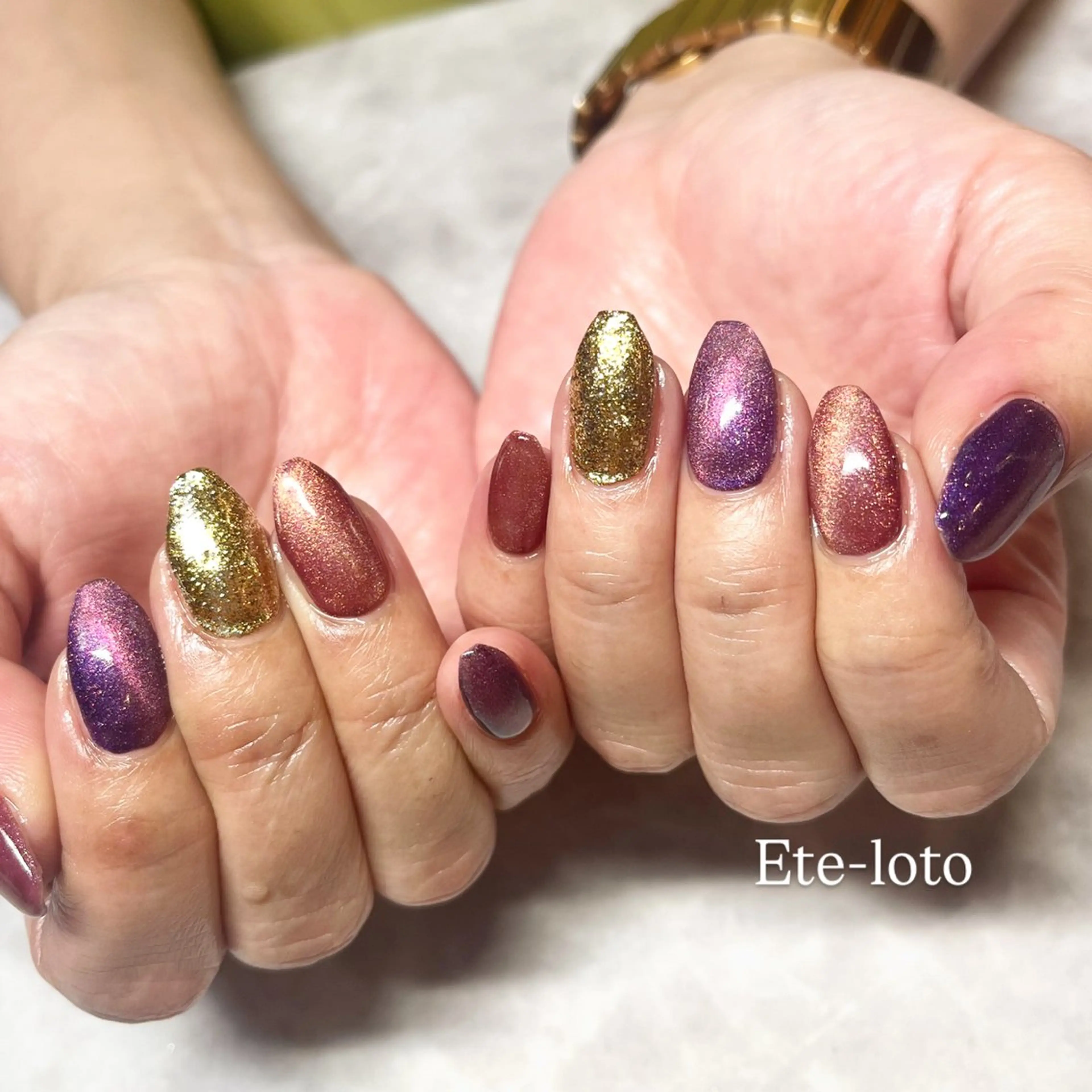 ネイル マグネットネイル ハンドネイル nail bar Ete-loto【エテロート】所属・nail bar Ete-lotoのネイルデザイン
