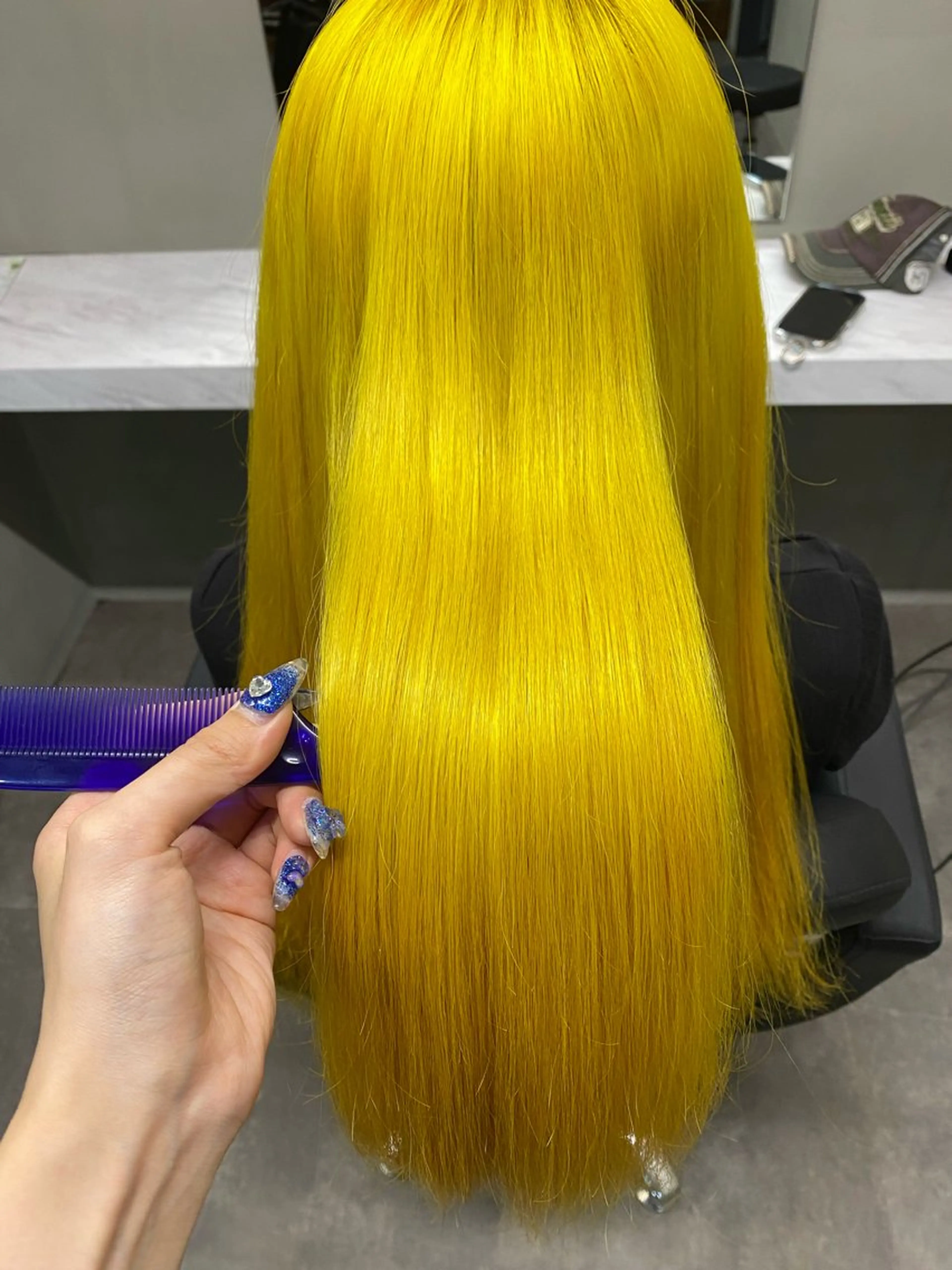 ロング カット ヘアカラー トリートメント ブリーチ/インナー カラー/長峯美羽のヘアスタイル