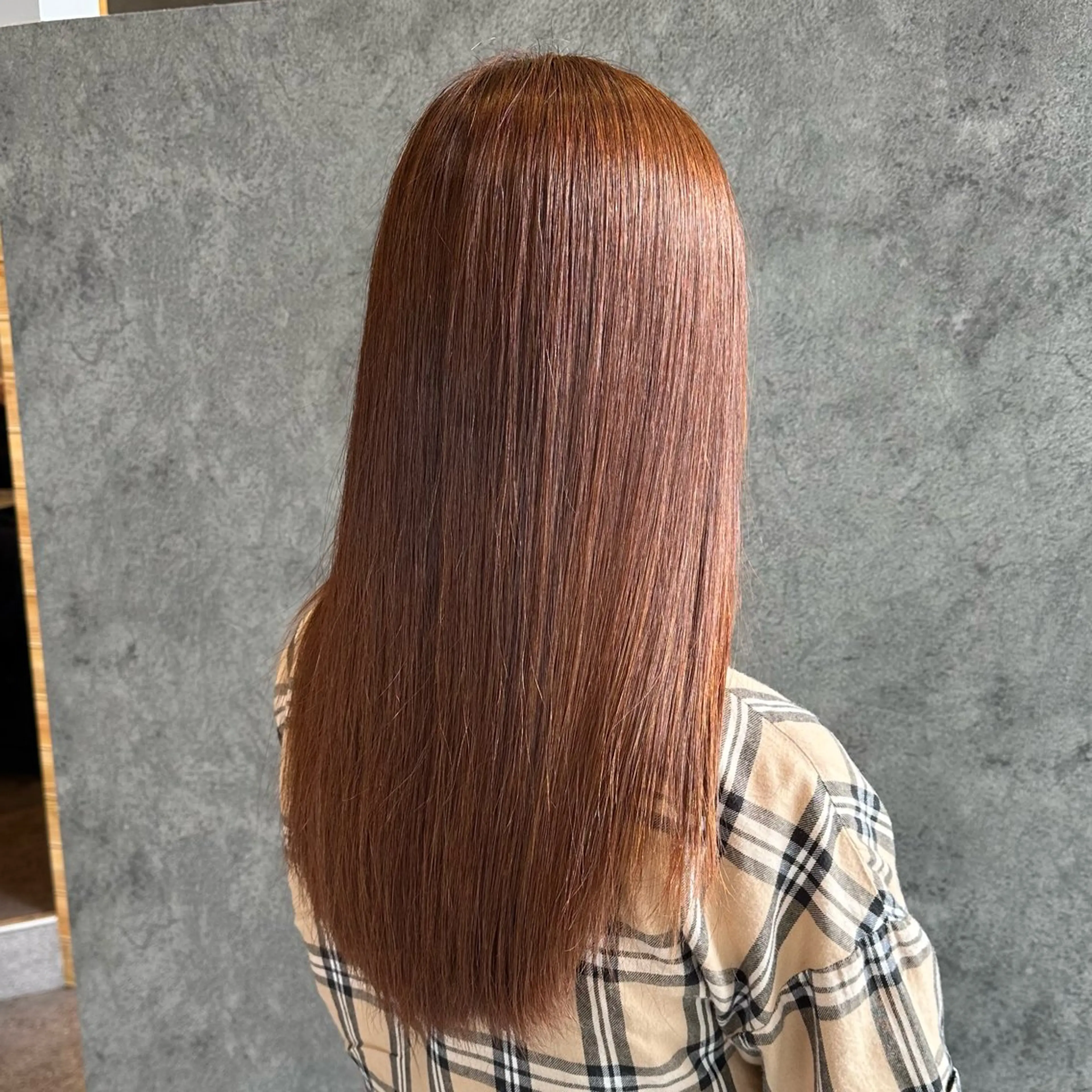 セミロング 縮毛矯正 Agu hair olive所属・伊藤 瑞紀のヘアスタイル