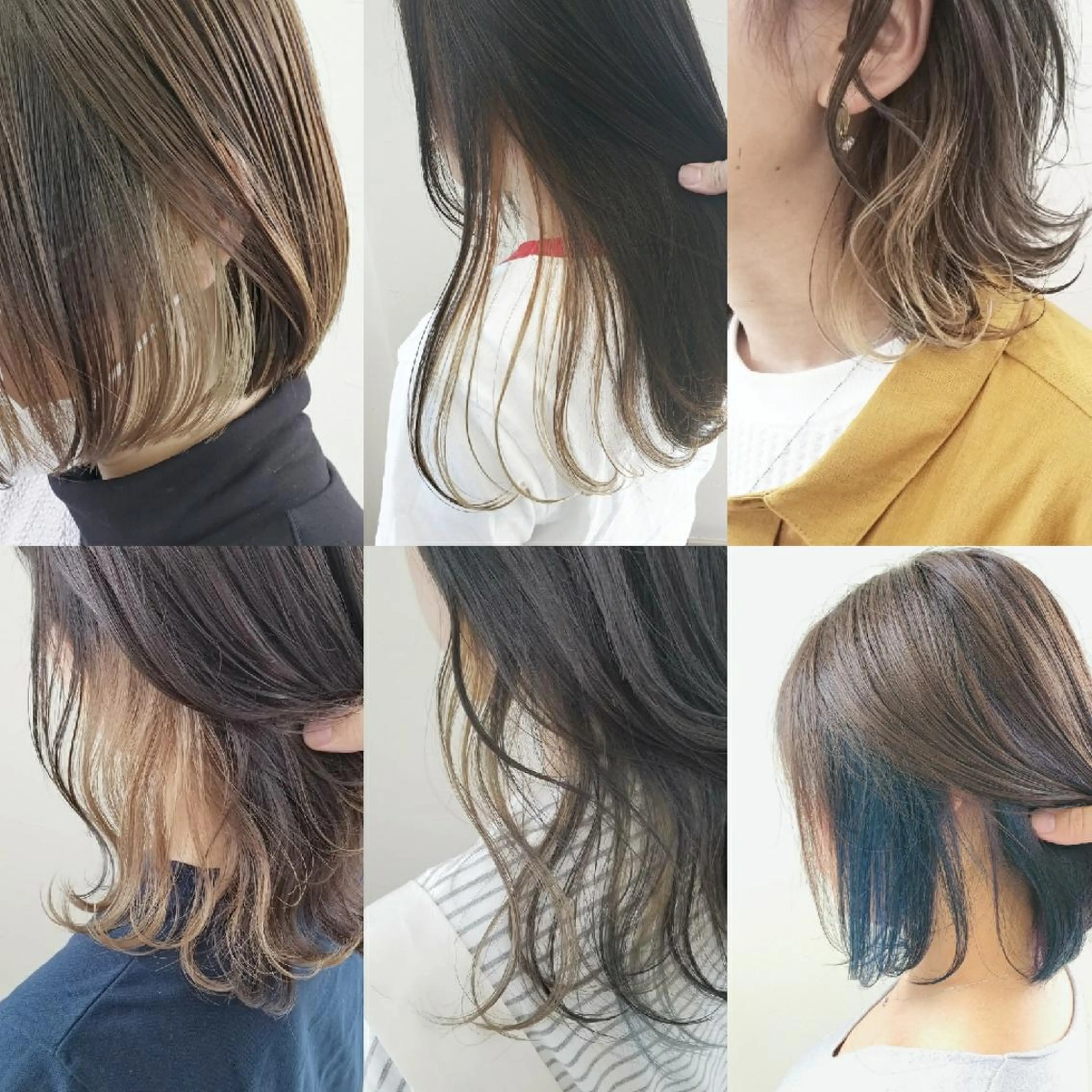 ミディアム カラー ベージュカラー インナーカラー ミルクティーベージュ レイヤーカット/ ウルフカット/大橋 のヘアスタイル