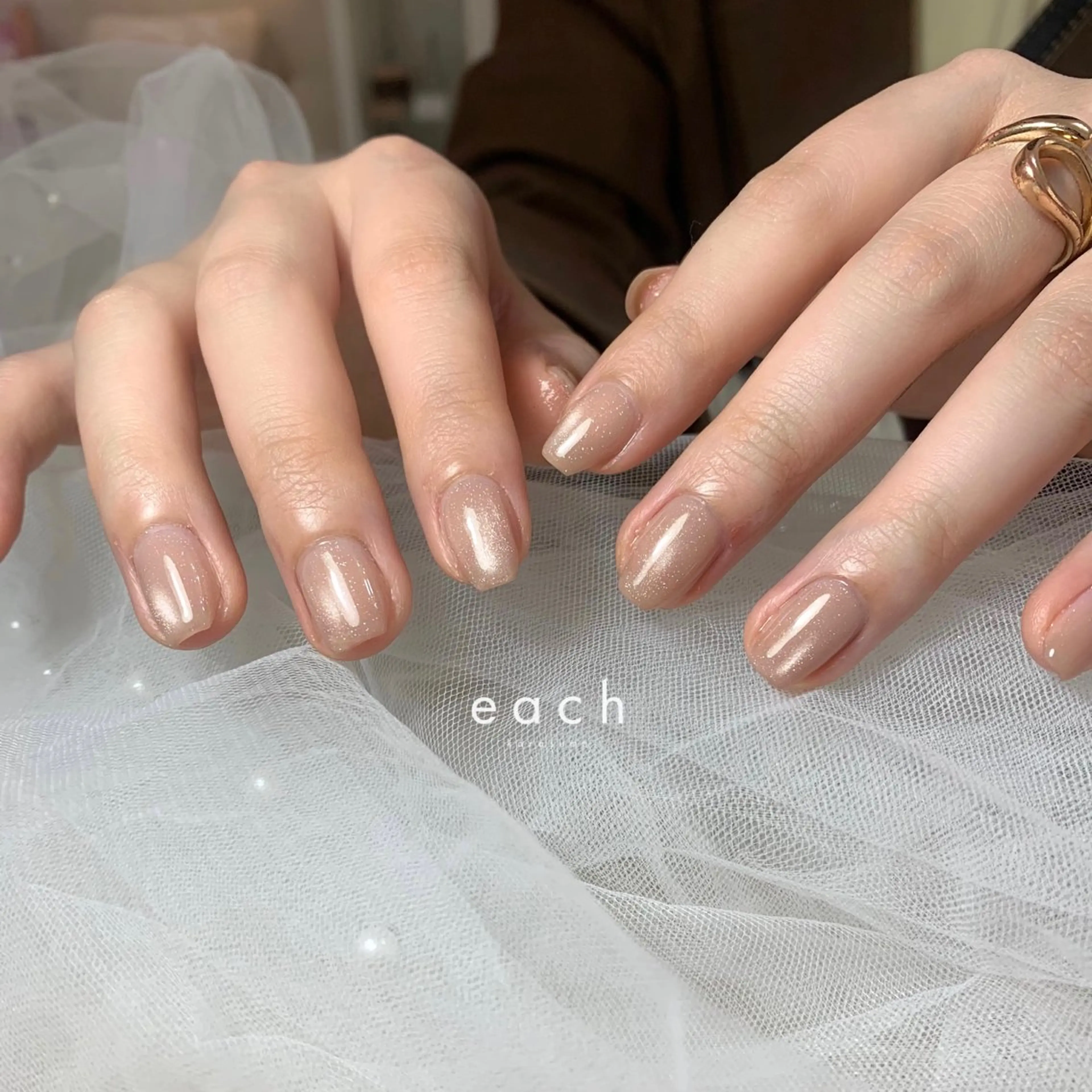 ネイル マグネットネイル ハンドネイル each Hibikiのネイルデザイン