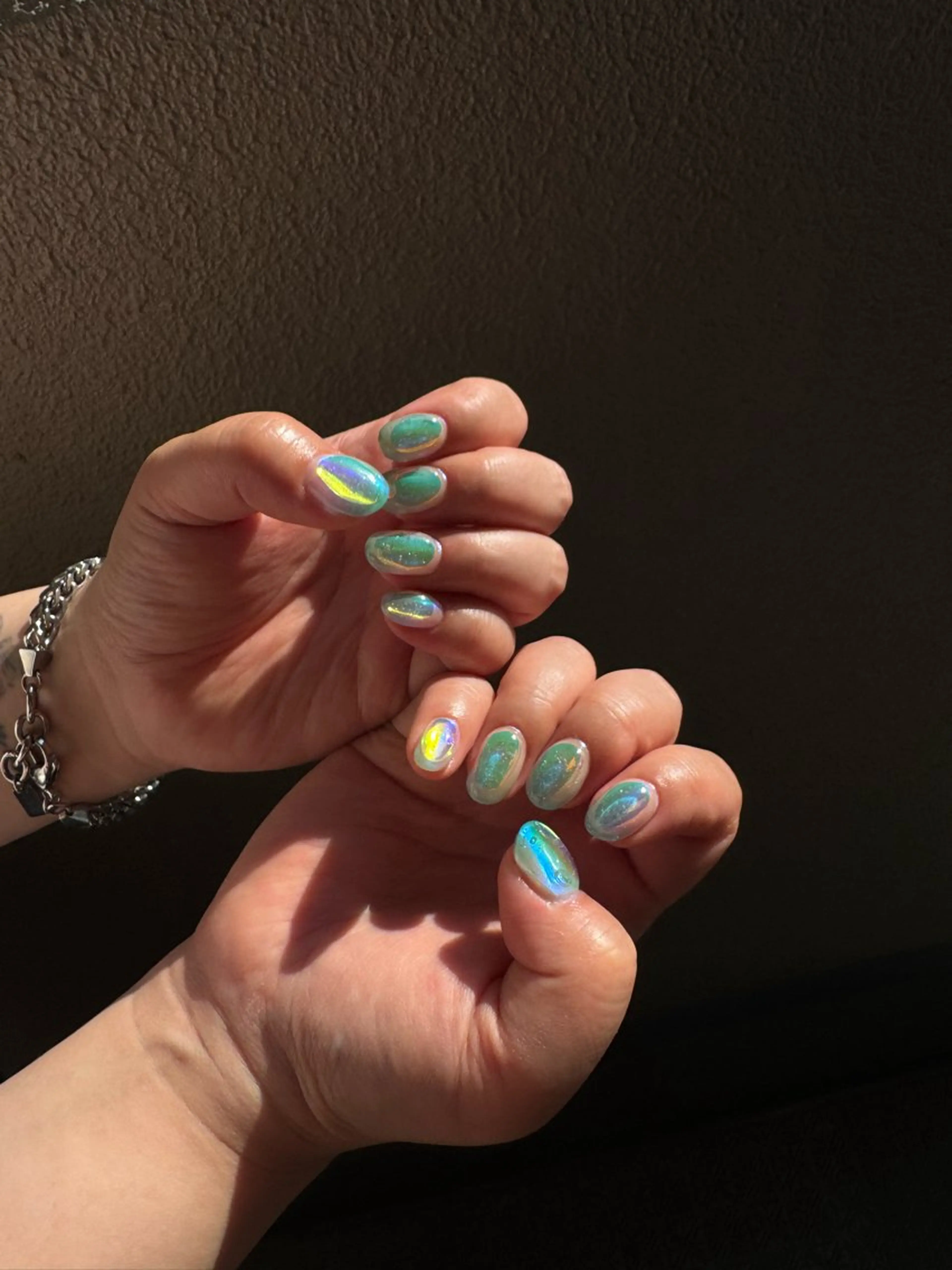 ネイル 氷ネイル・うるうるネイル ハンドネイル nail salon niuのネイルデザイン