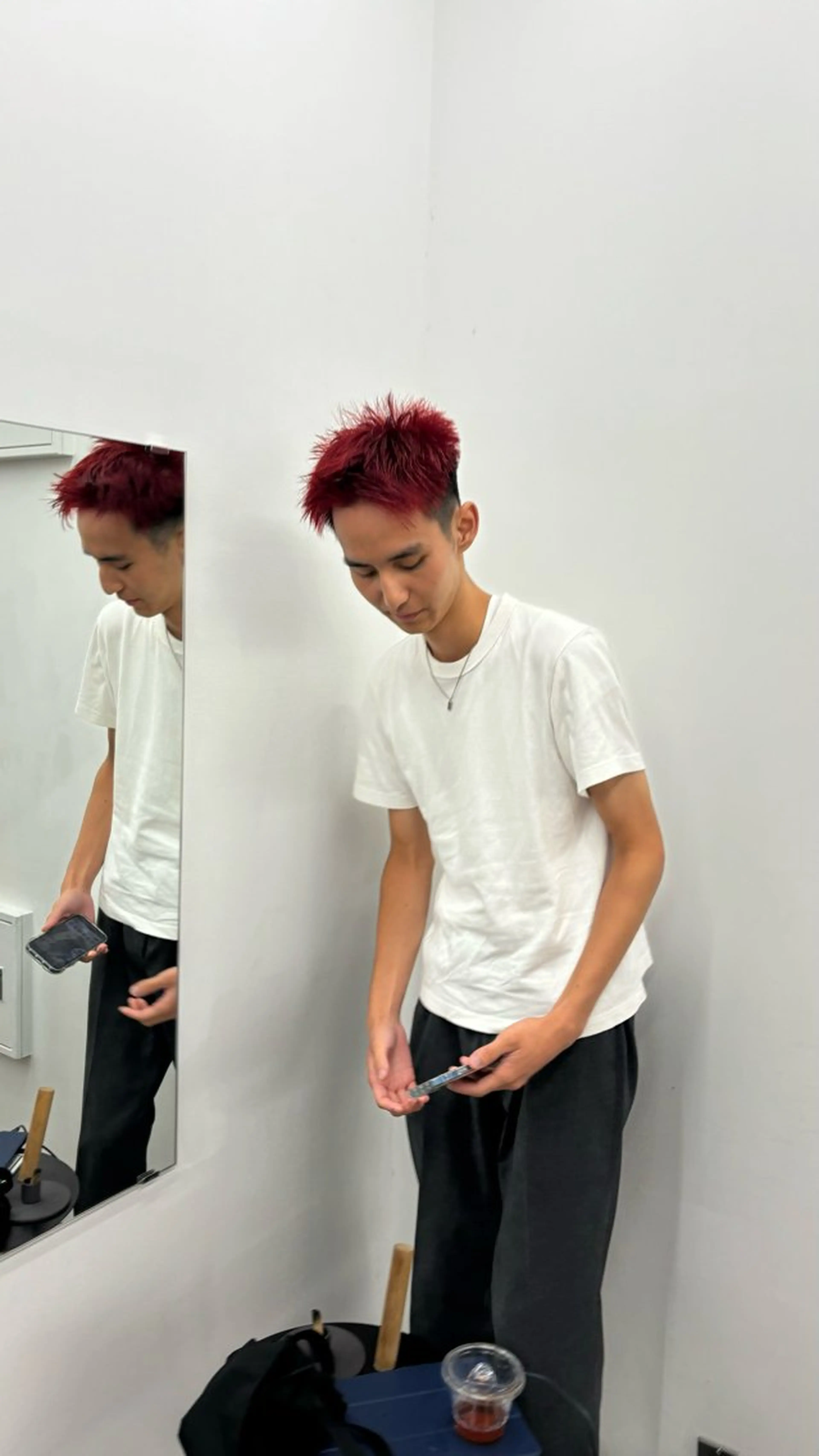 カラー Elme所属・デビュー前割引中🔥 平口はのんのヘアスタイル
