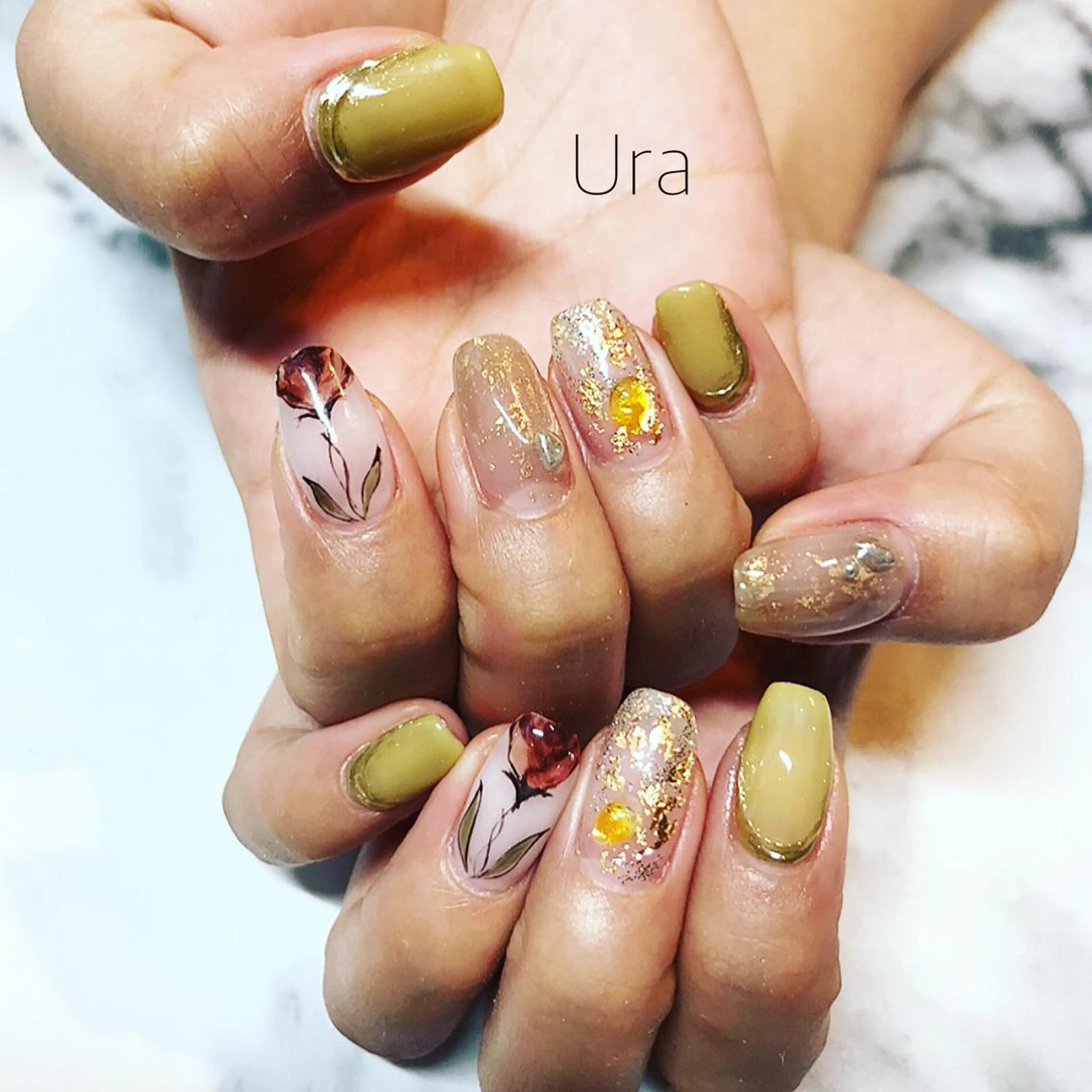 ネイル ハンドネイル UrakoNail 《nail》のネイルデザイン