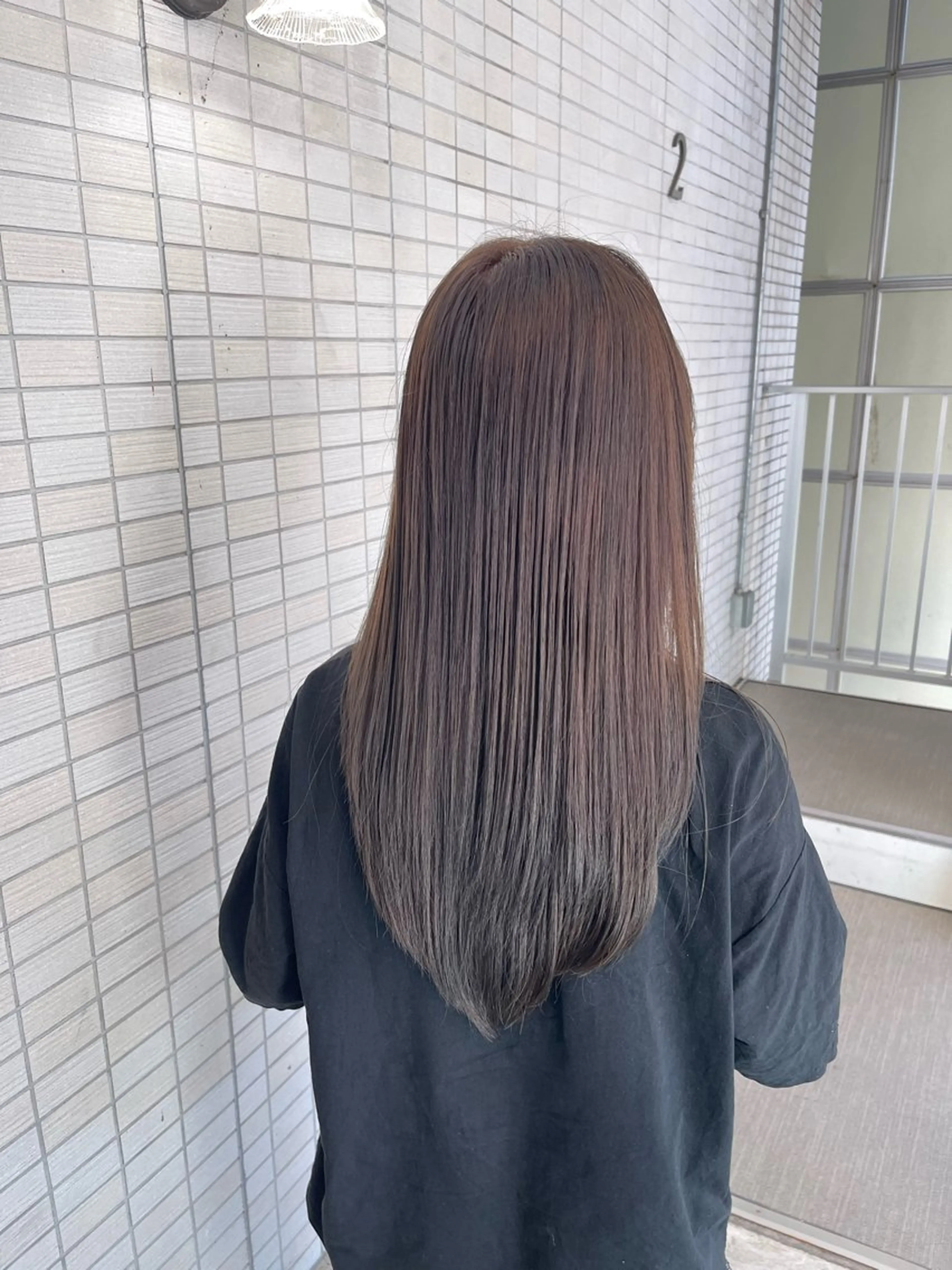 ロング カラー イルミナカラー カット ヘアカラー トリートメント ショート/ボブ アンドウ☺︎のヘアスタイル
