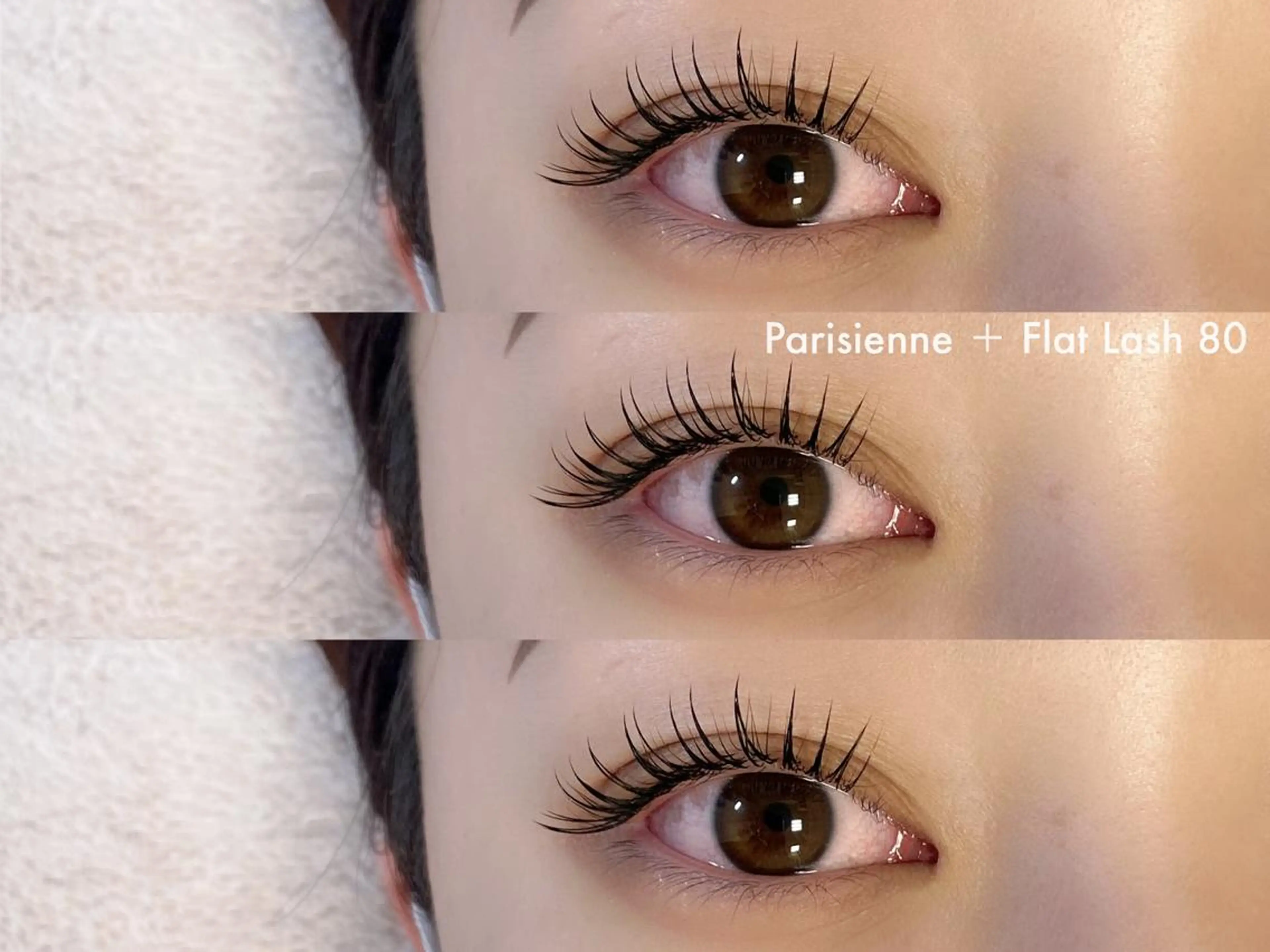 マツエク・マツパ 束感まつ毛 韓国風マツエク パリジェンヌラッシュリフト まつげパーマ 下まつげエクステ マツエク viviAiles ♡⃛ Ruiのマツエク・マツパデザイン