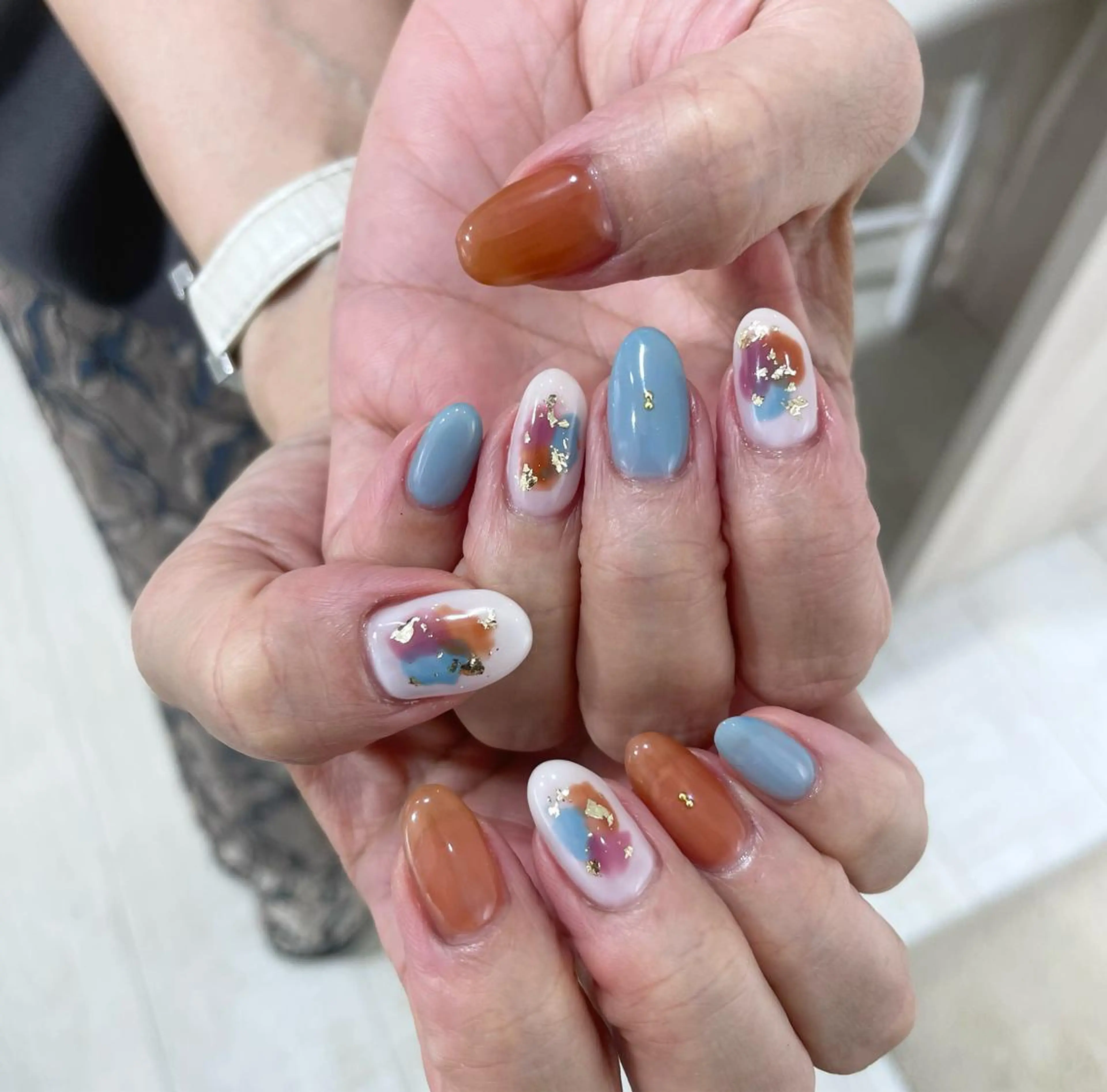ネイル ジェルネイル パラジェル Luonto nail TOKYO 【ルオント】所属・Luonto❁ Mayuのネイルデザイン