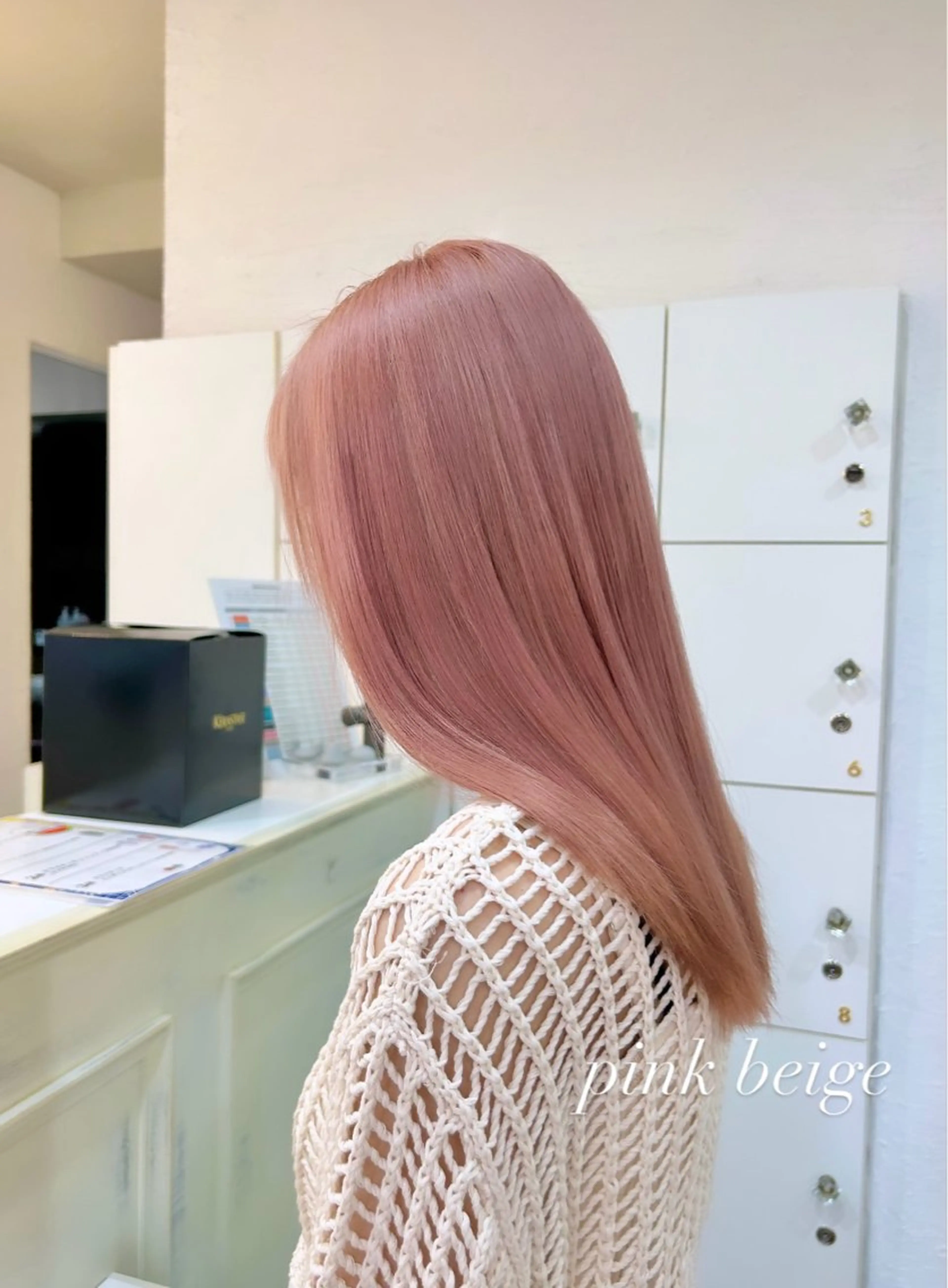 セミロング inq sakae所属・りん🌷︎名古屋 透明感カラー/カットのヘアスタイル