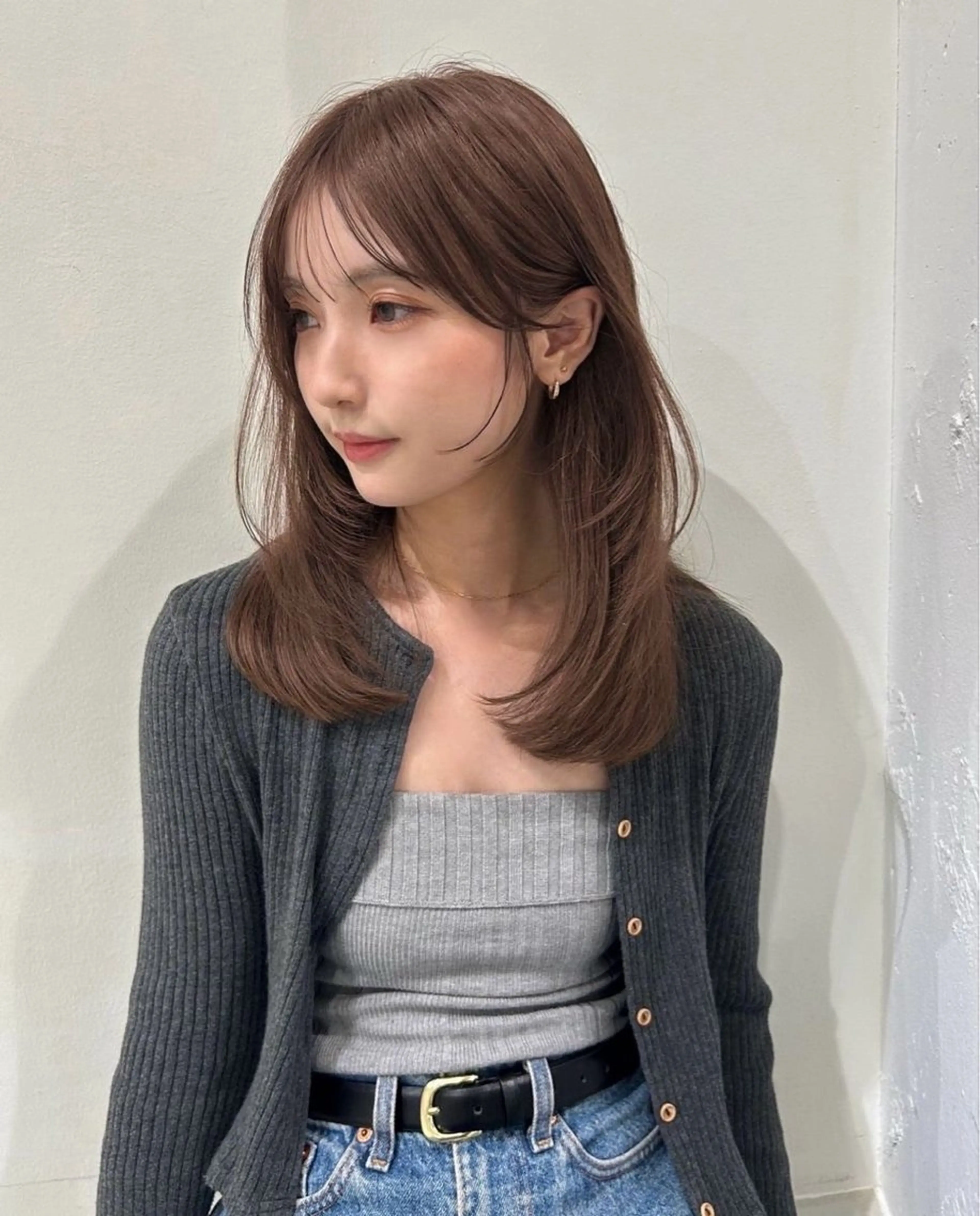 ロング ボブ レイヤーカット ロング 似合わせカット🌿 表参道/諸井 芽のヘアスタイル
