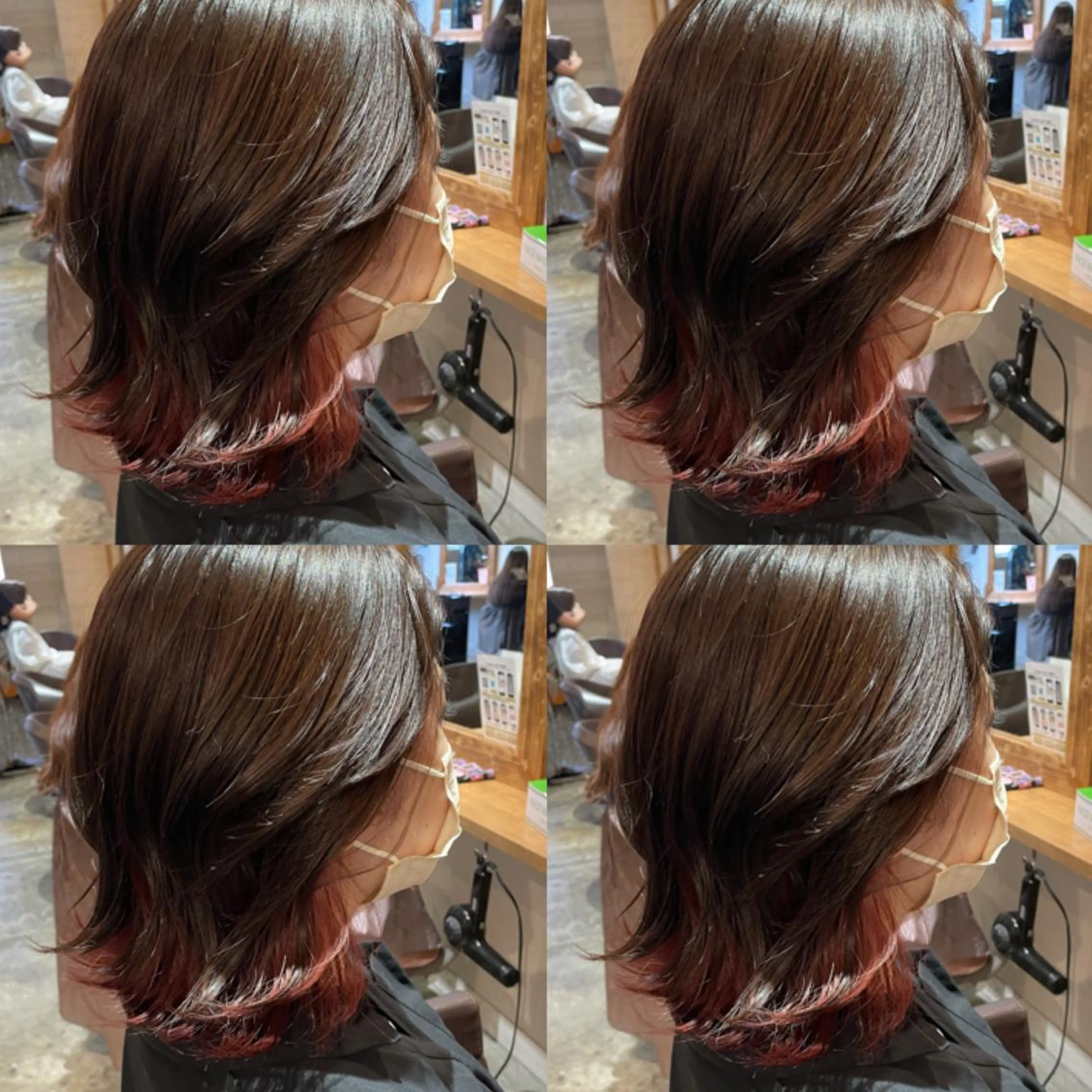 ミディアム カラー 艶カラー🦋髪質改善 🫧MINAMIのヘアスタイル