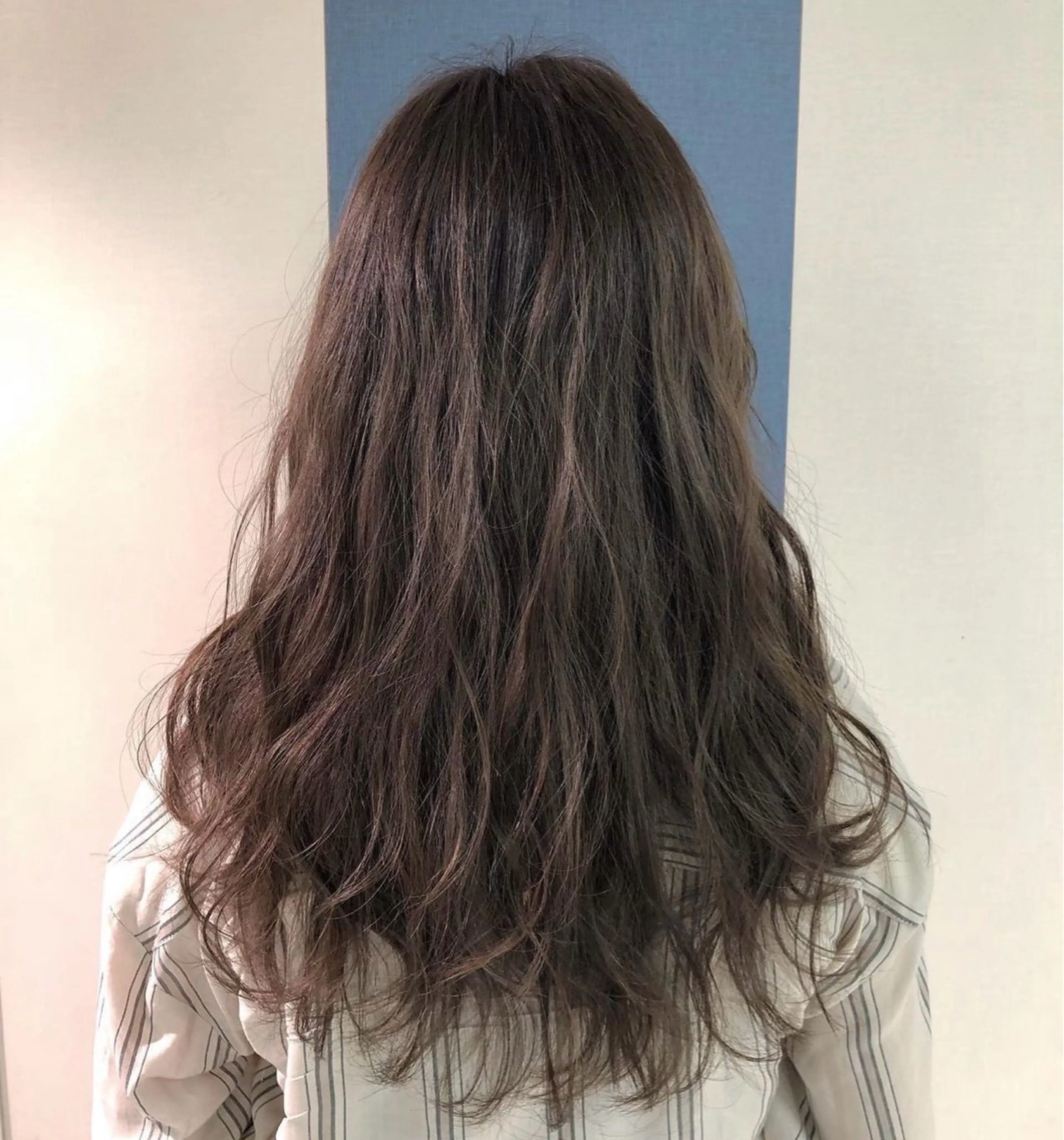 ロング パーマ パーマ ar clip表参道所属・💜髪質改善/ 艶カラー/ミナ🩷のヘアスタイル