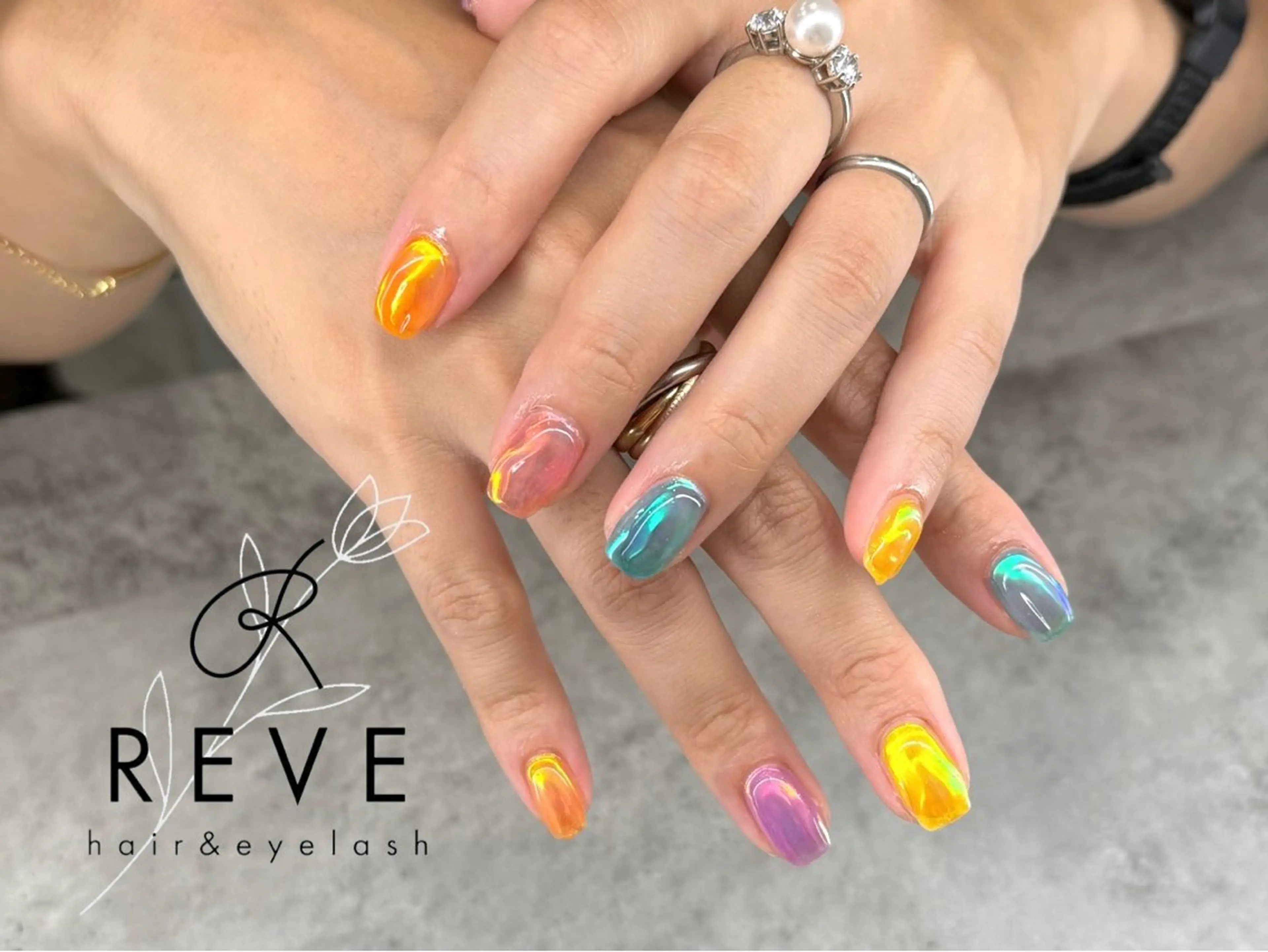 ネイル ハンドネイル REVE アイのネイルデザイン