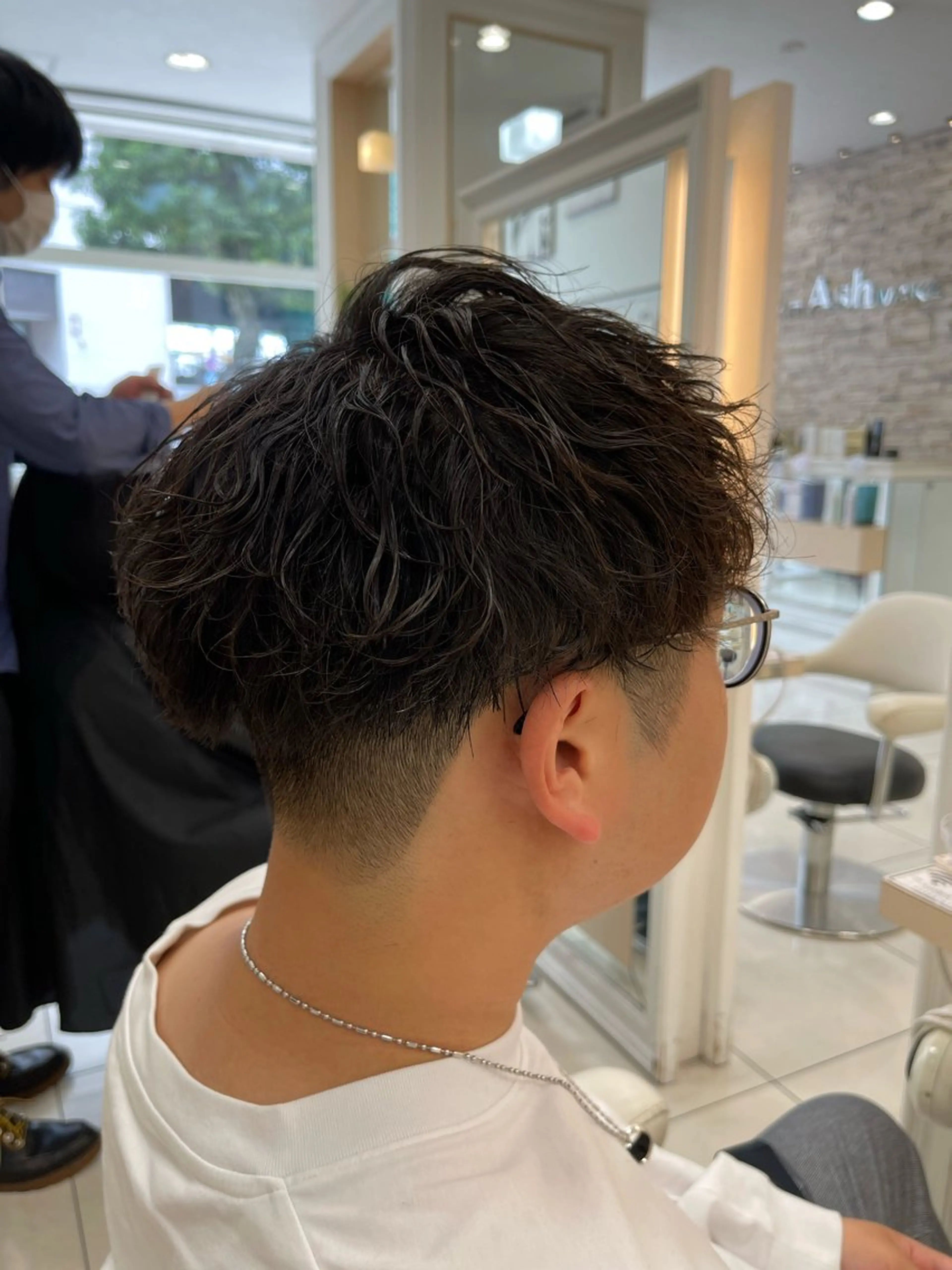 パーマ メンズ 髪質改善 田中優太のヘアスタイル