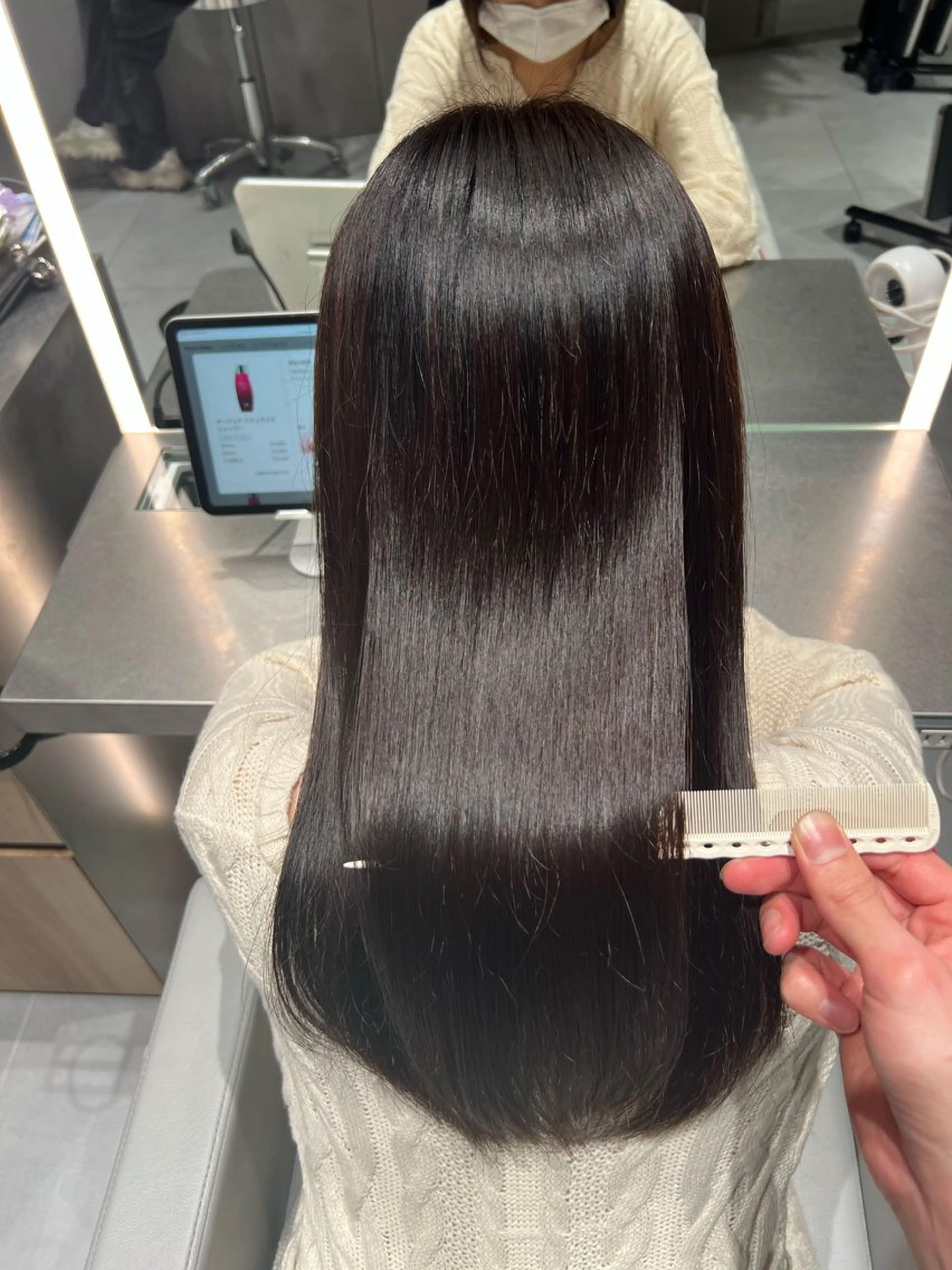 ロング カラー トリートメント minx shibuya  smart saron所属・レイヤーカット 清水翔太のヘアスタイル