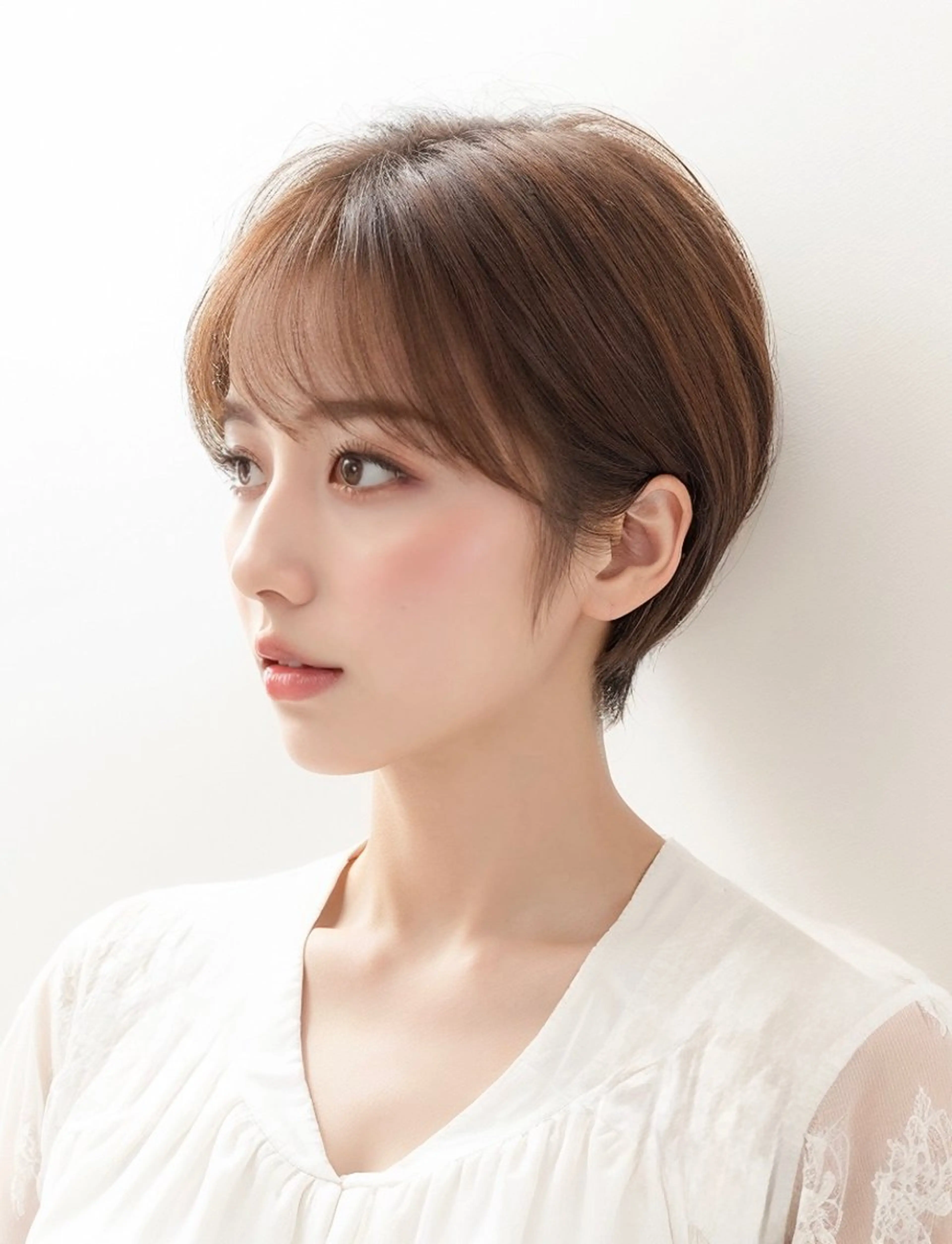 ショート カラー ショートボブ ブリーチ ケアブリーチ 透明感カラー グレージュ カット ヘアカラー トリートメント AnFye for prco所属・AnFye forprcoのヘアスタイル