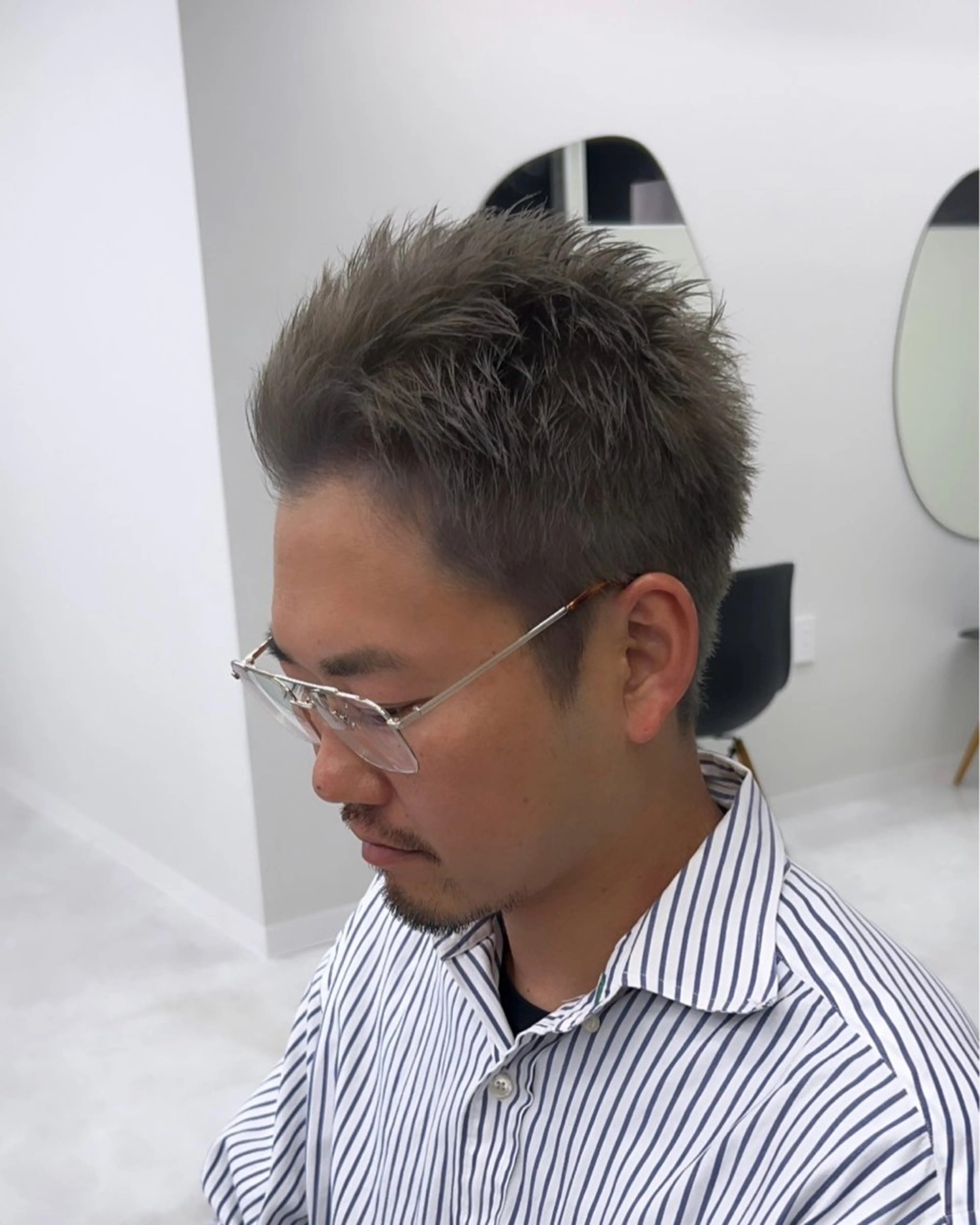 パーマ メンズ カット ヘアカラー シャドウパーマ/ メンズ/KENTAのヘアスタイル