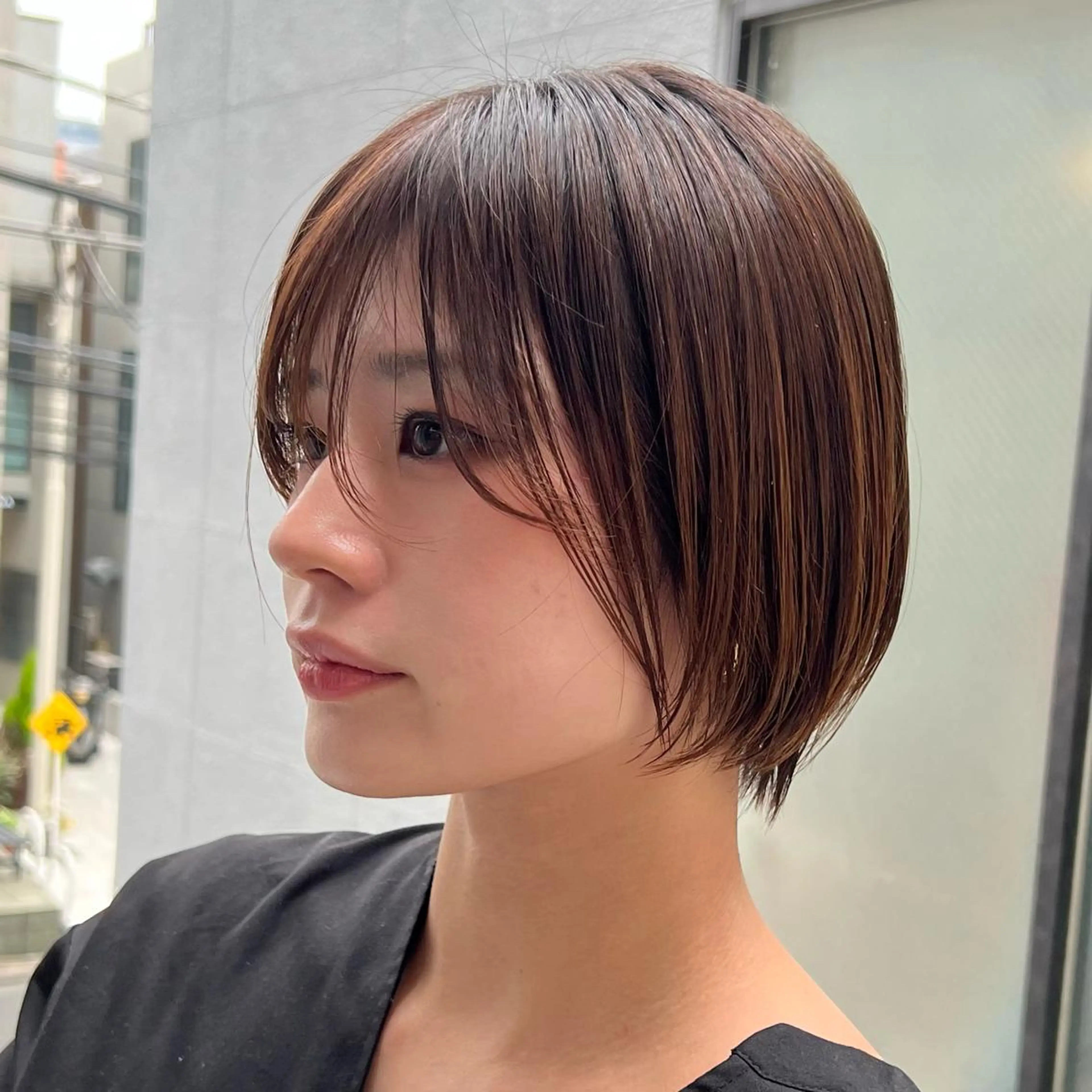 ショート 似合わせパーマ/ 艶髪矯正/文哉のヘアスタイル