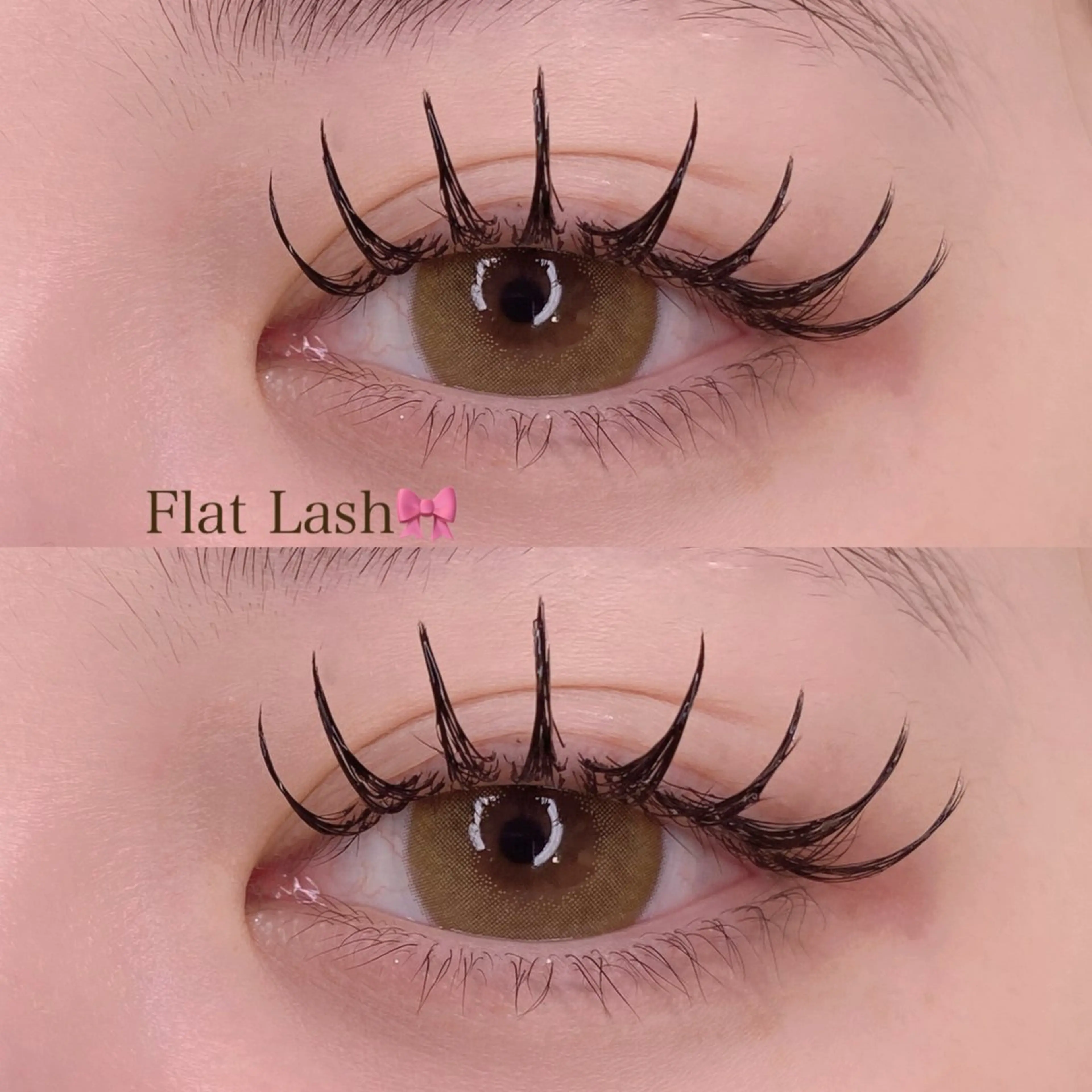 【Jrアイリスト】マツエク練習モデル　フラットラッシュ80本　L LJ LC LDカールあり💗の写真
