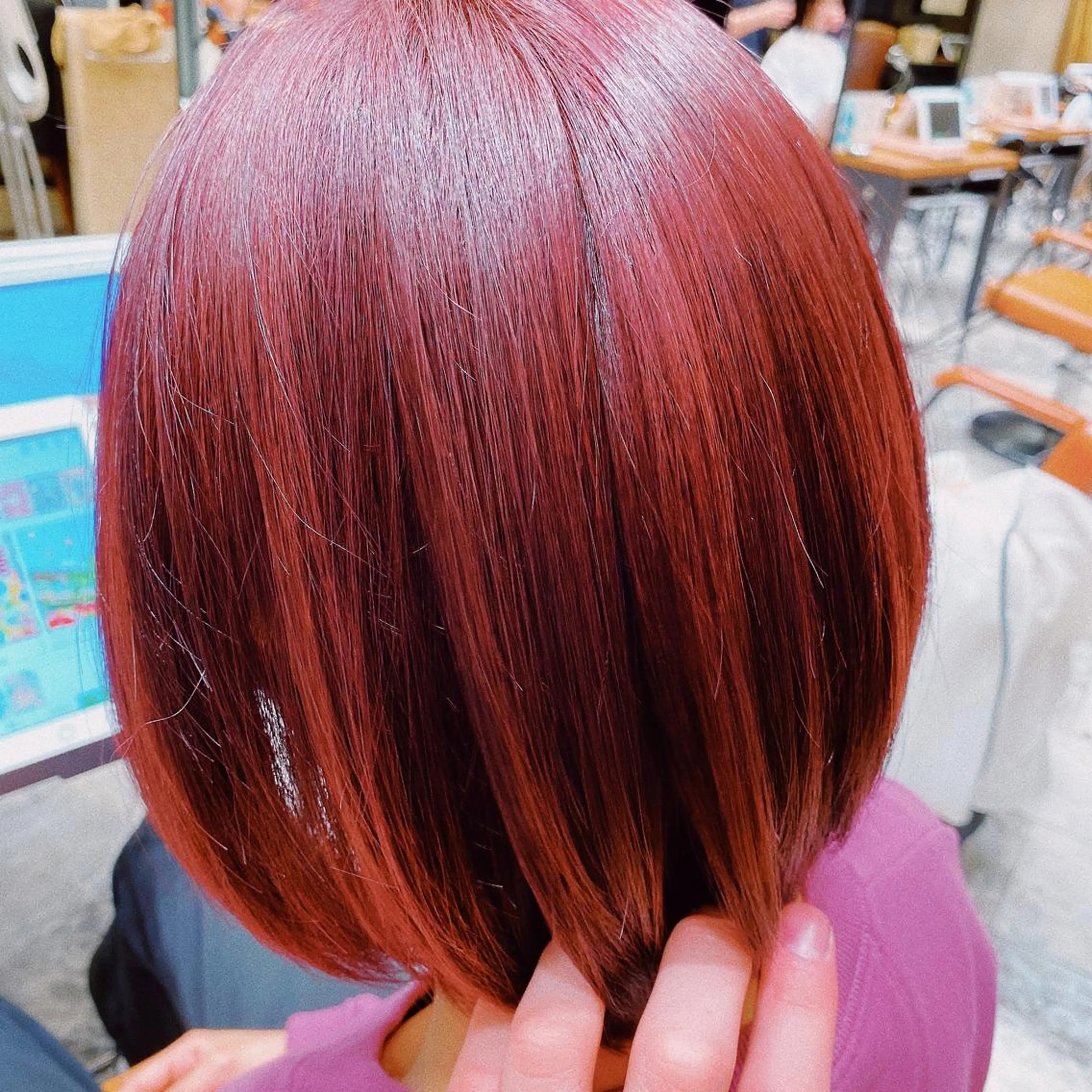 カラー 透明感カラー On所属・新宿　ショート・ボブ カットモデル募集のヘアスタイル