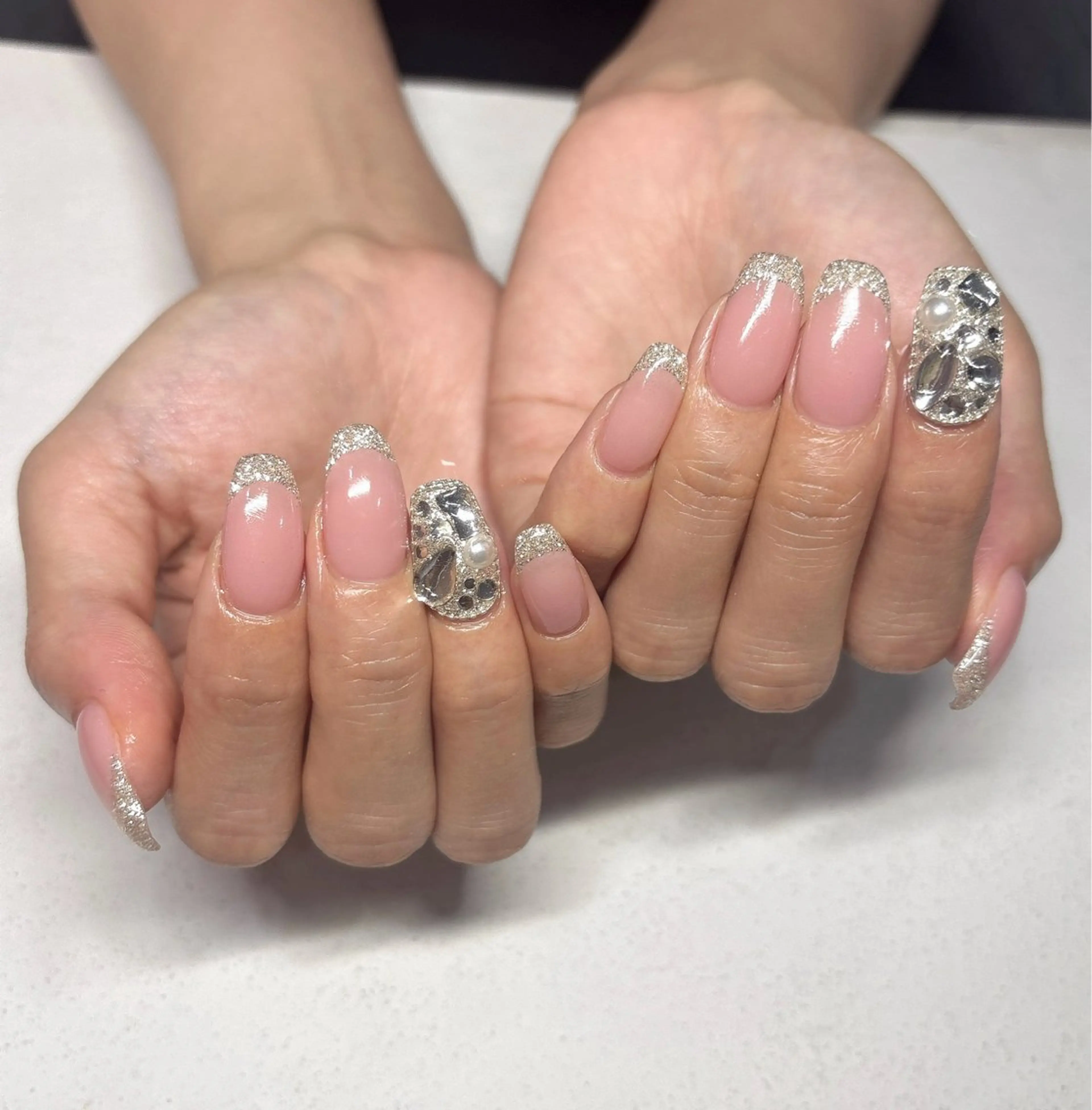 ネイル フレンチネイル ☁️Himmel☁️ SARA💛のネイルデザイン