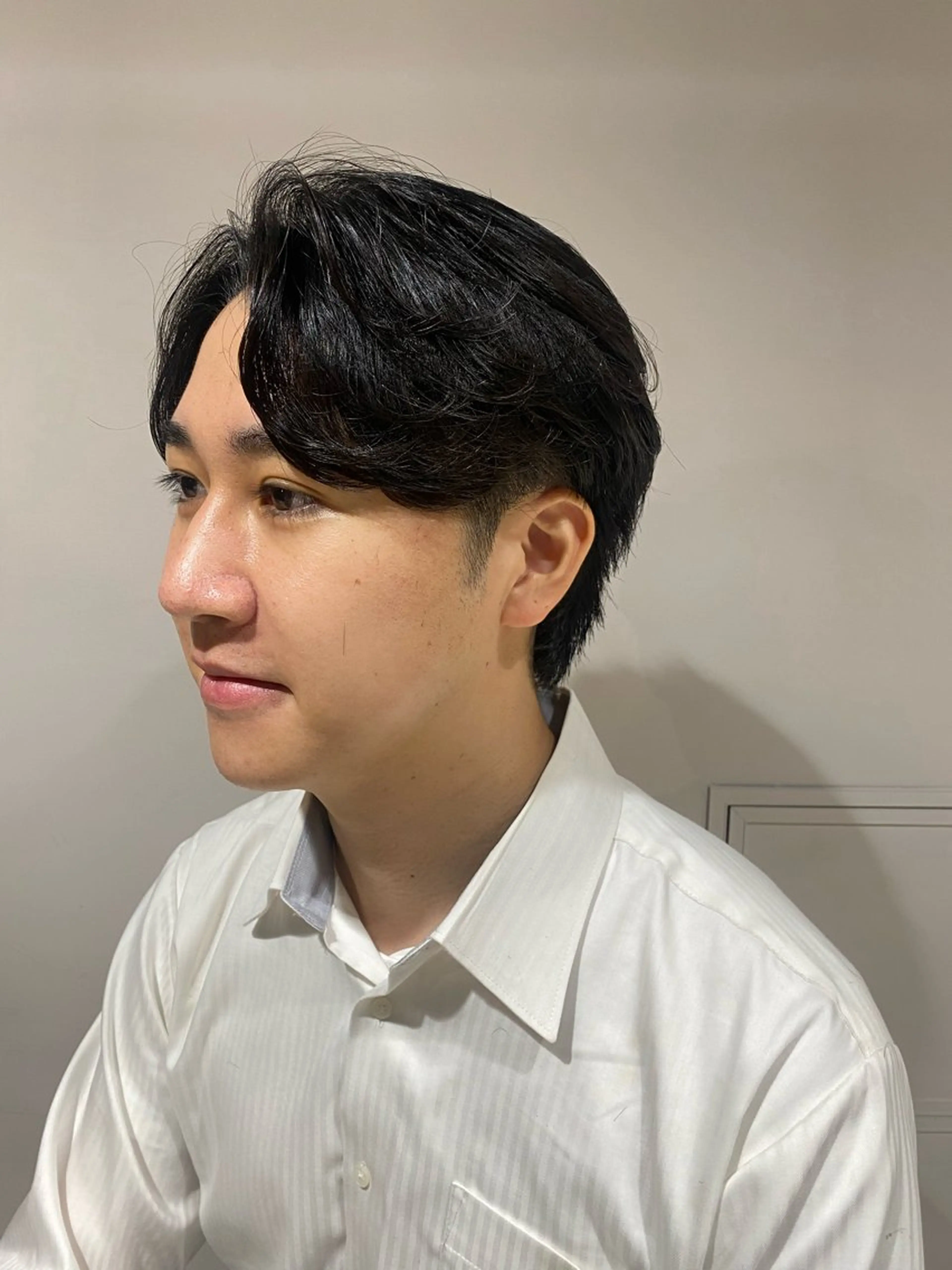ミディアム パーマ メンズ カット パーマ Dxxxx III所属・オシャレ女性目線の 大人メンズ❁⃘*.ﾟのヘアスタイル