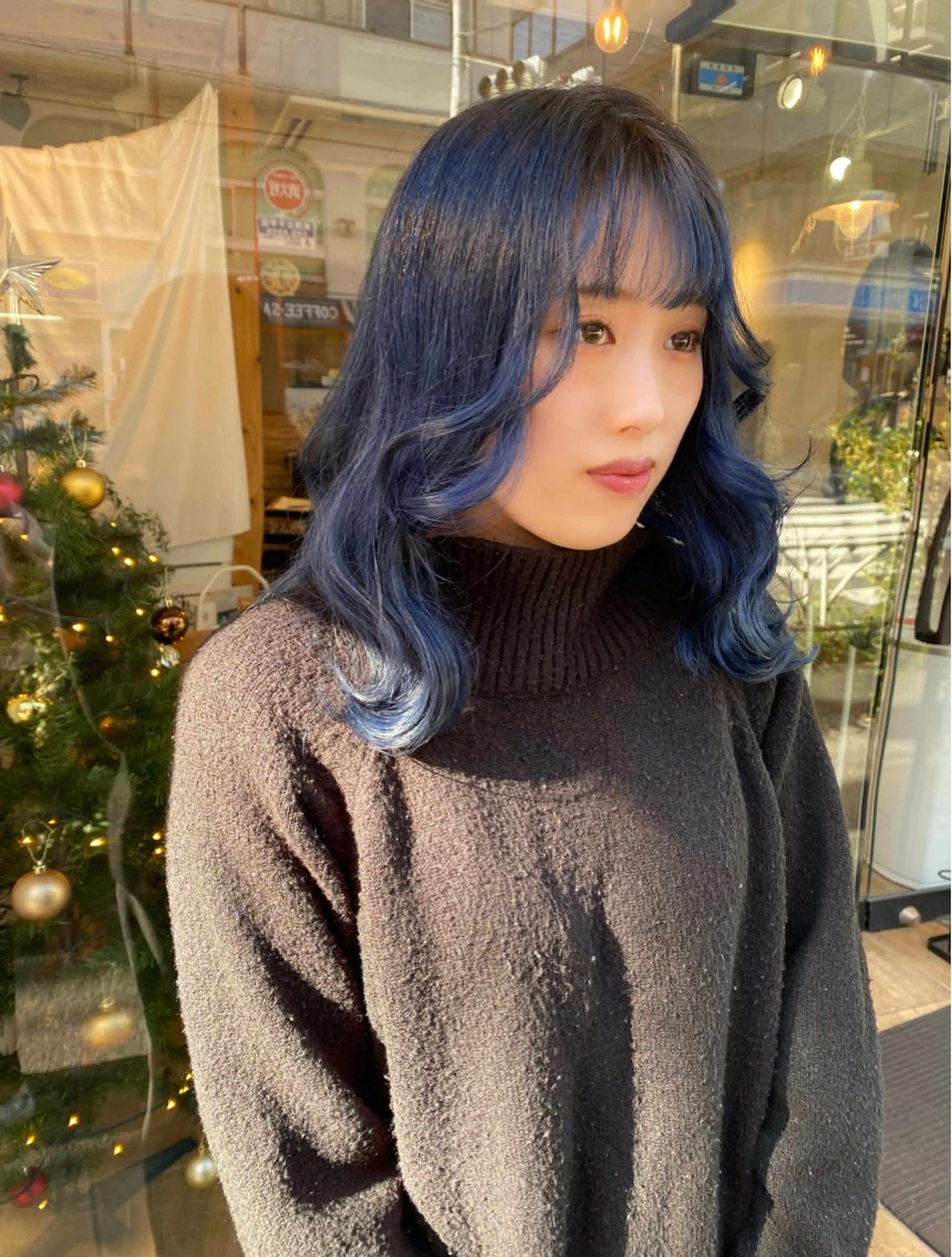 ミディアム カラー Joule銀座 石山あやのヘアスタイル