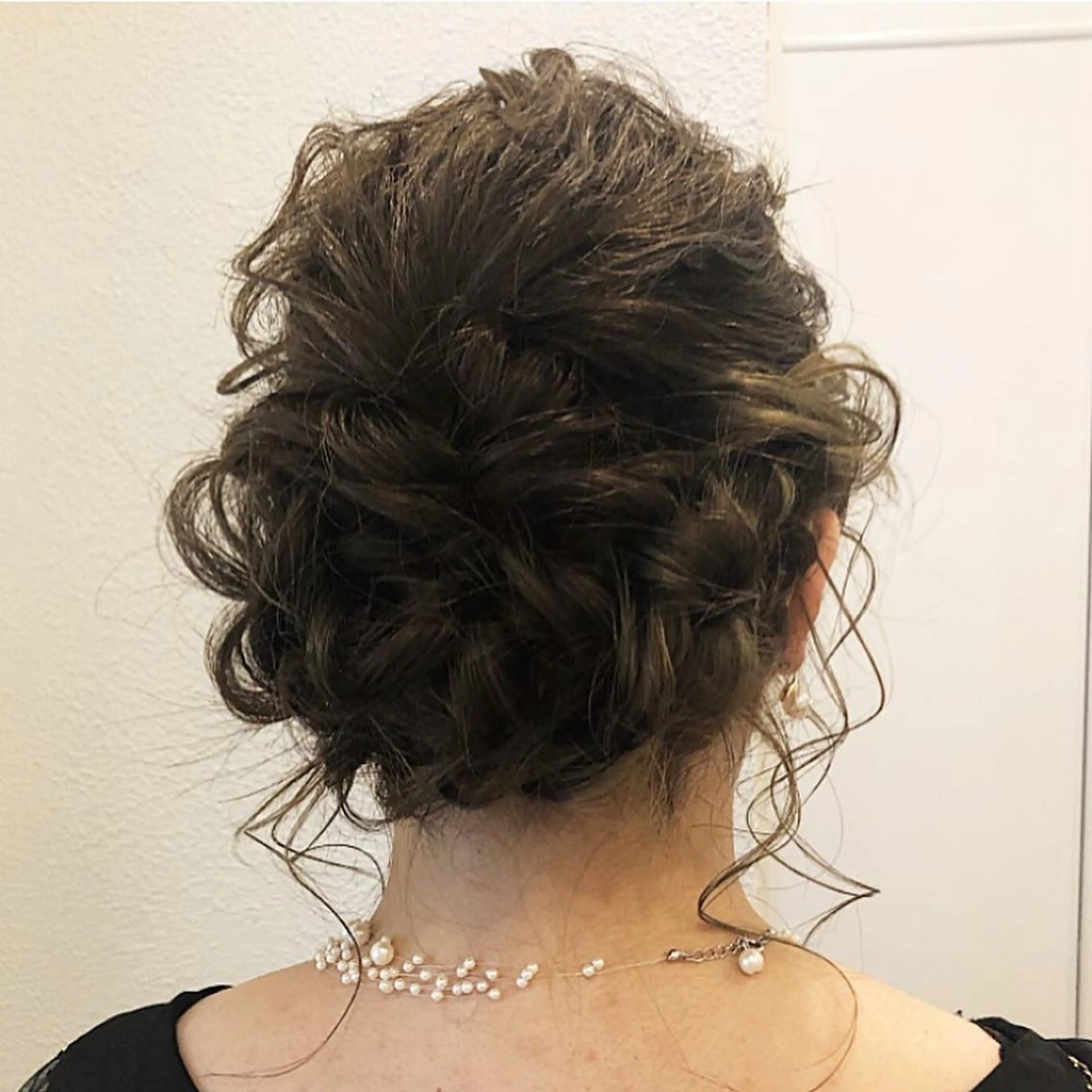 セミロング カラー ヘアアレンジ 結婚式・ブライダル ✨🌿大人可愛い愛さ れhair🌿✨松本のヘアスタイル