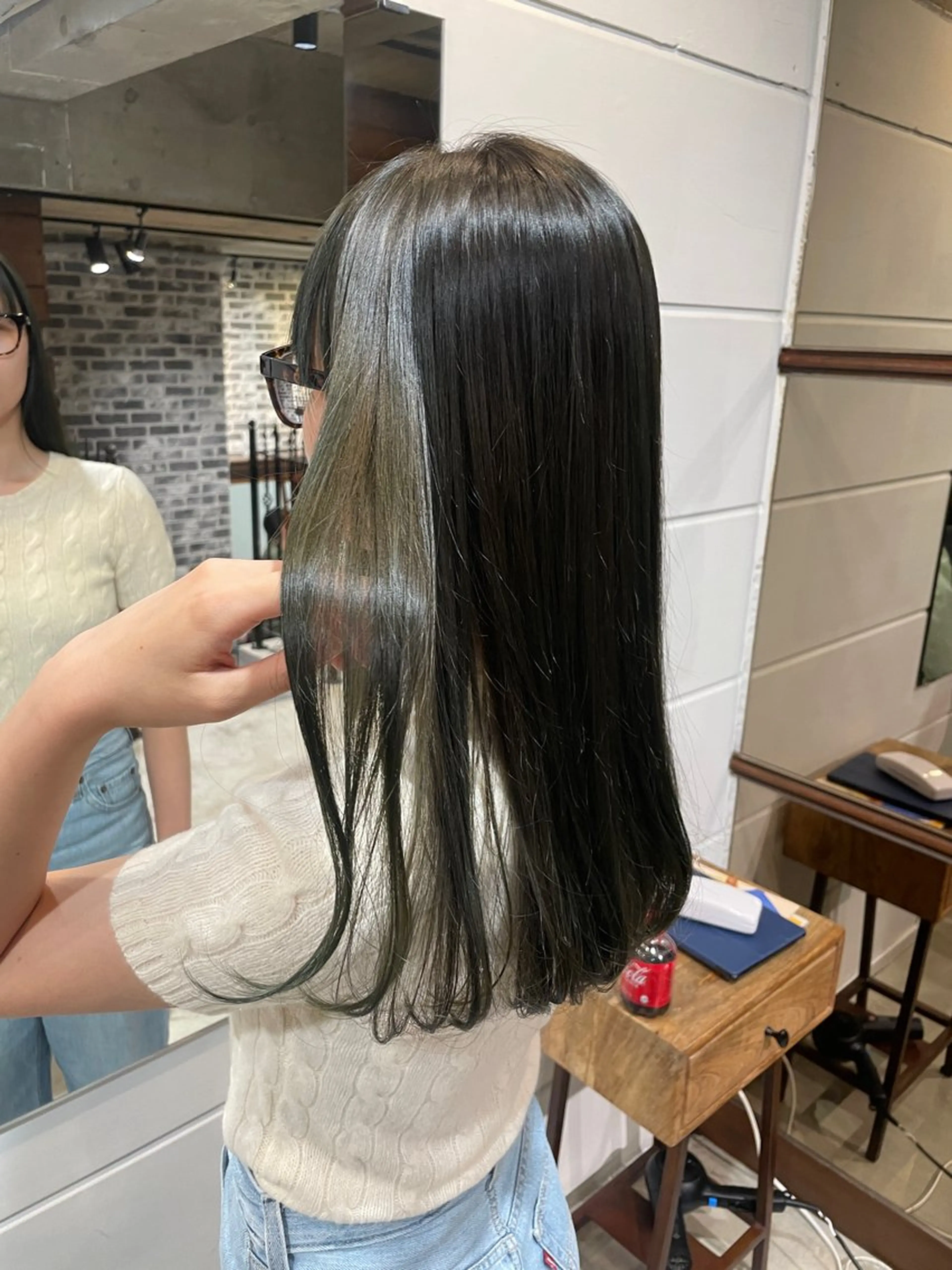 ロング カラー カット ヘアカラー 似合わせモテヘア Akari🦢🖤のヘアスタイル