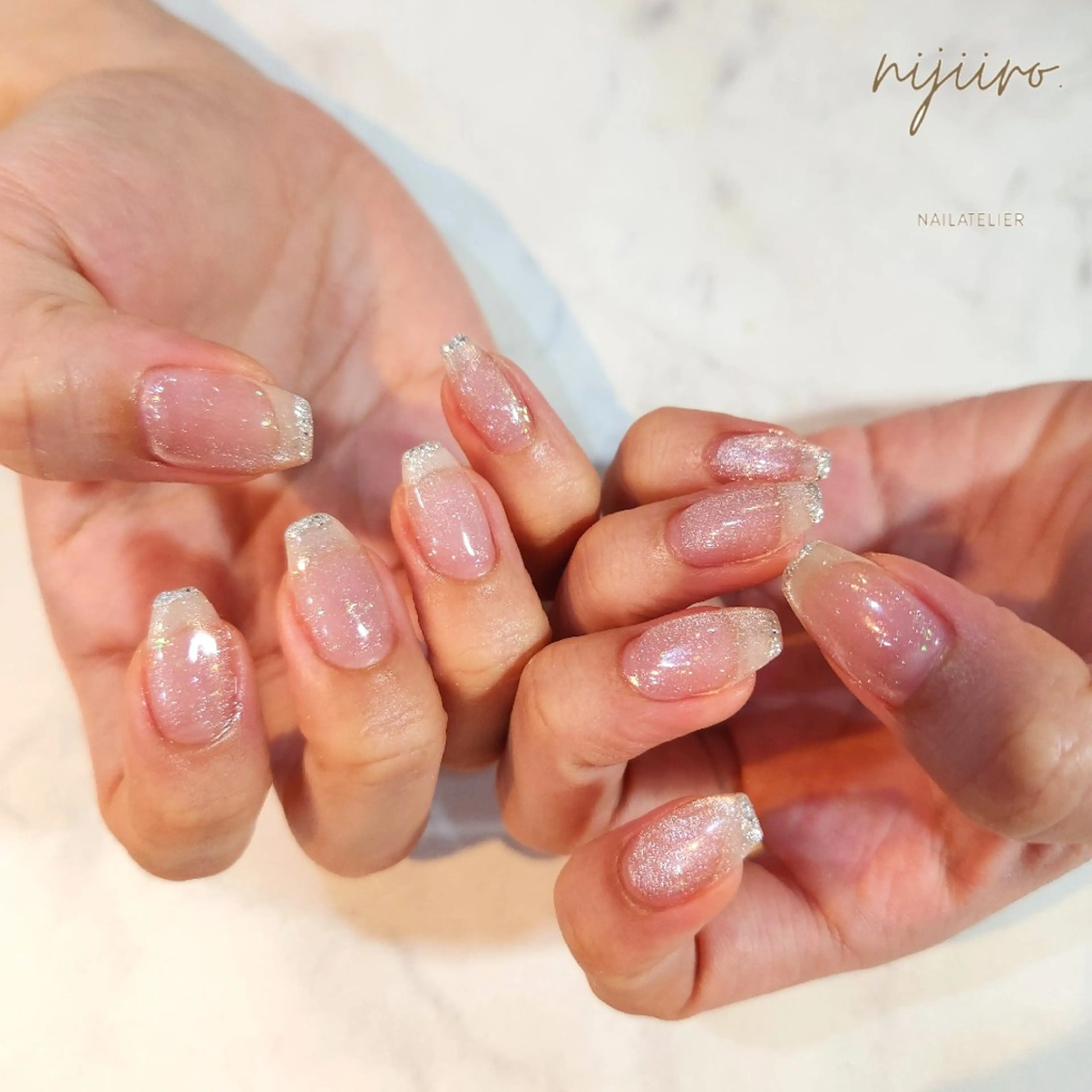 ネイル ハンドネイル nailatelier nijiiro.所属・nijiiro🌈 サトウのネイルデザイン