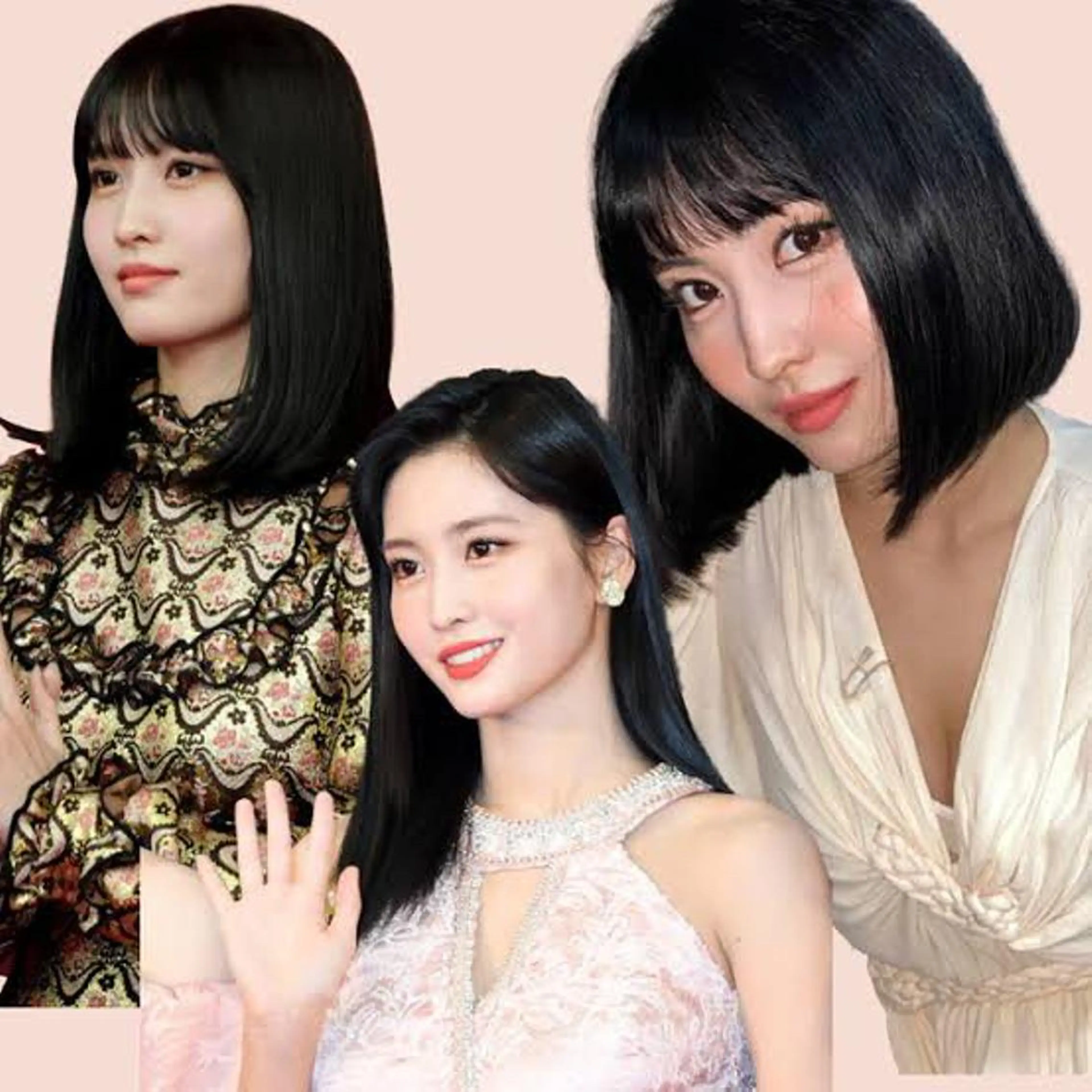 セミロング ヘアカラー トリートメント 韓国 / 中国ヘア 🦋Noniのヘアスタイル