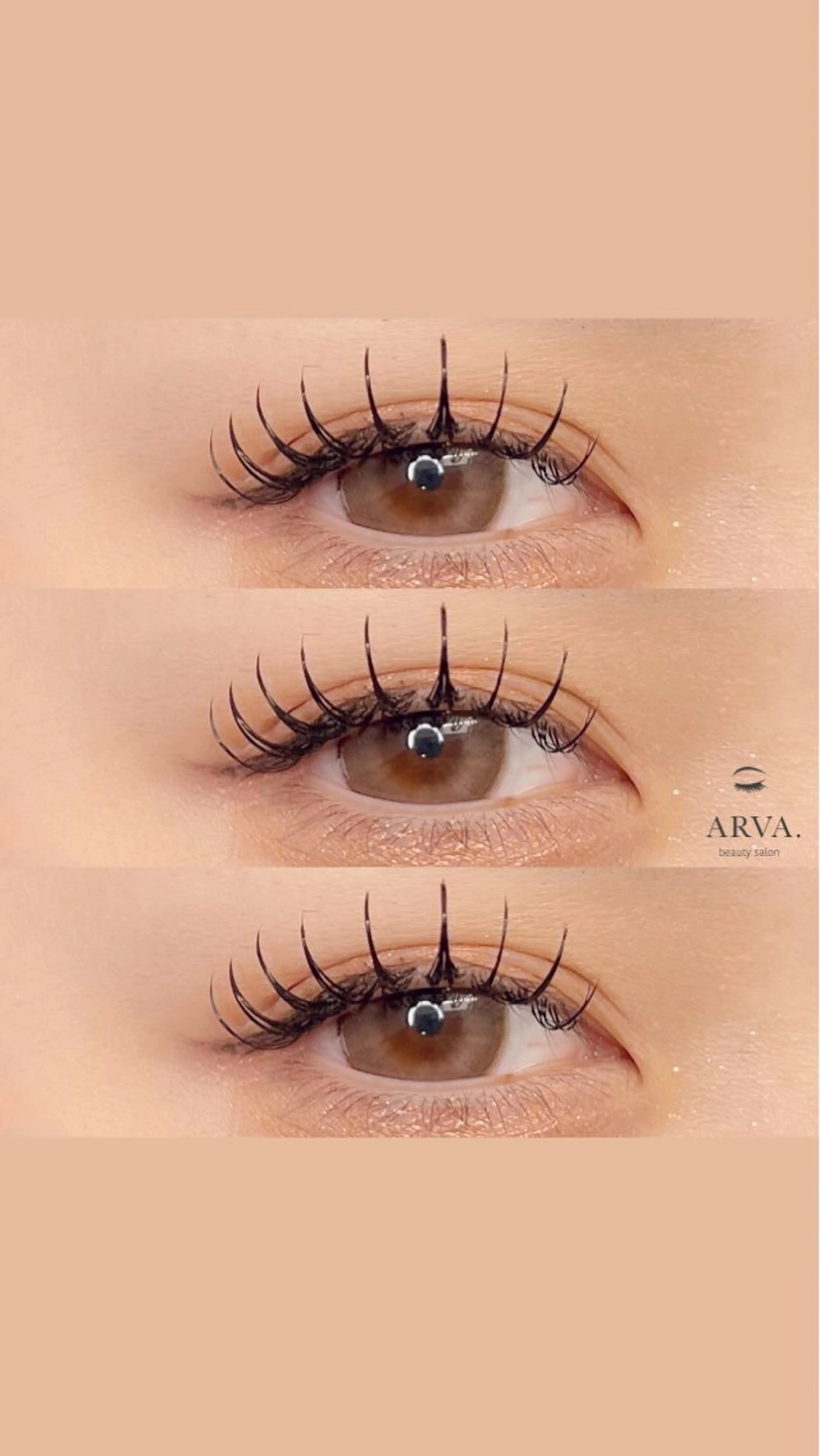 マツエク・マツパ Arva salonのマツエク・マツパデザイン
