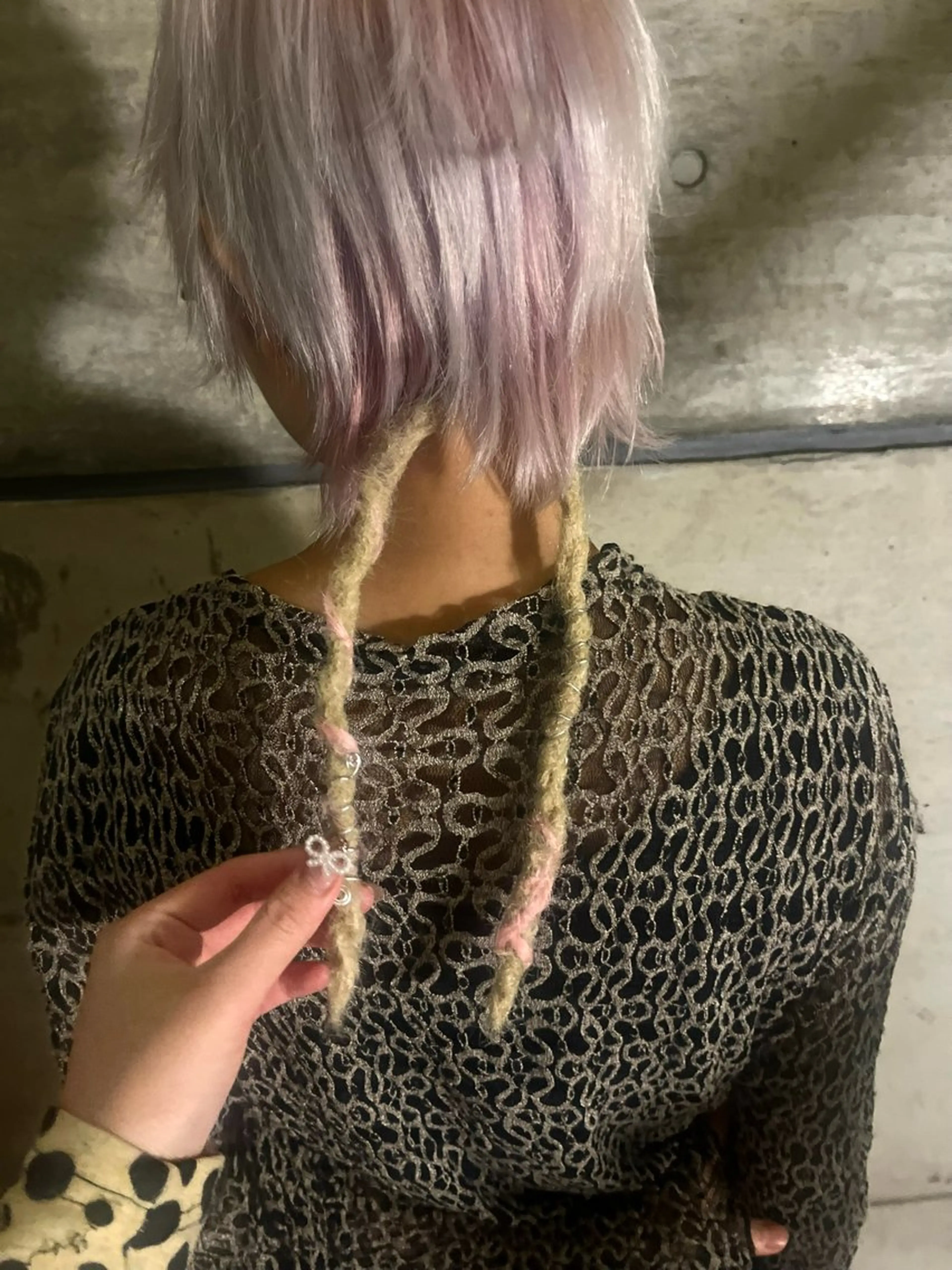 カラー ヘアアレンジ レッドカラー MEYHAIR/CURLYS所属・IO/ブリーチカラー /メンズヘアのヘアスタイル