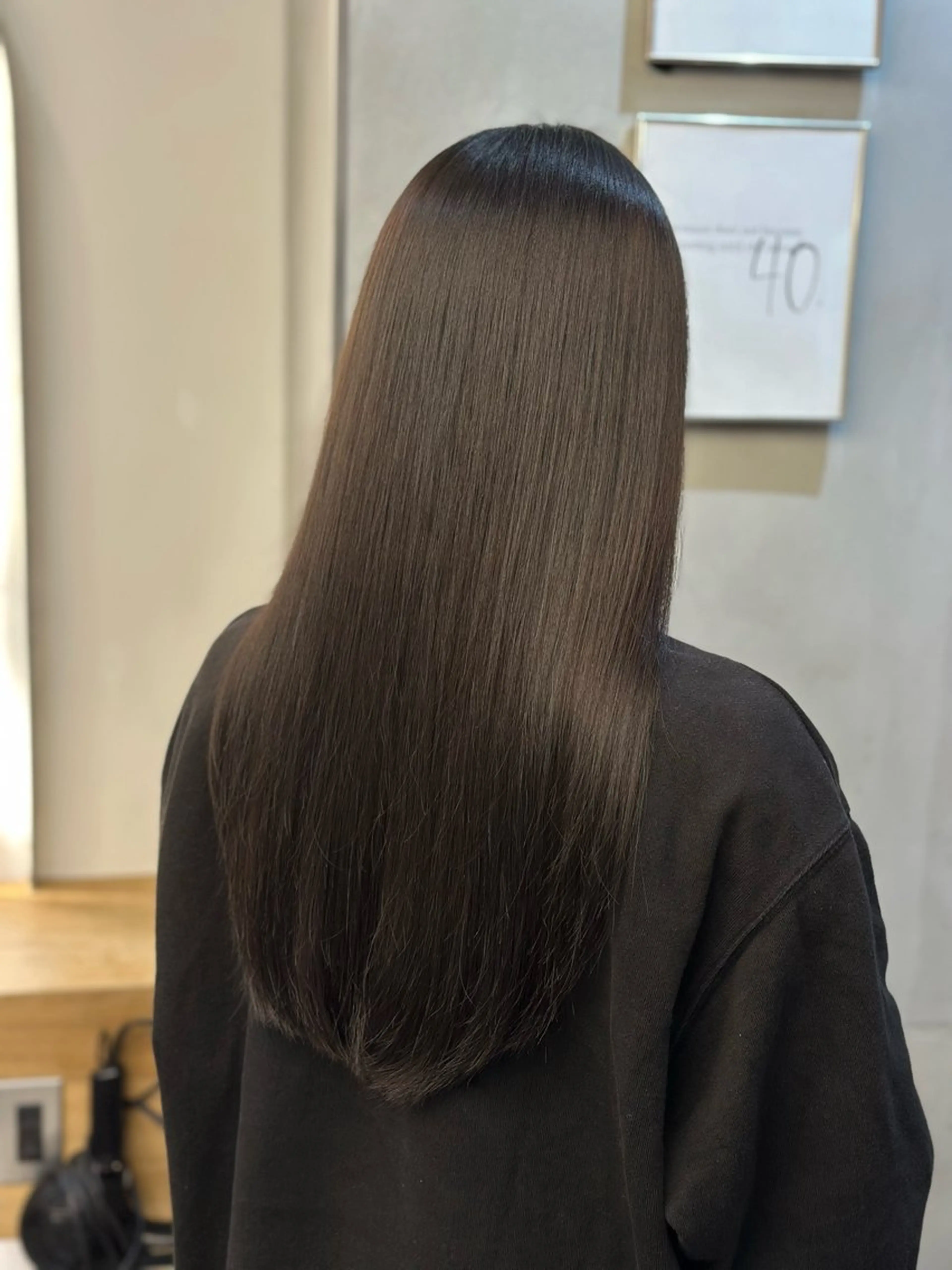 ロング カット ヘアカラー トリートメント 美髪矯正💎副店長 💎ミツキのヘアスタイル