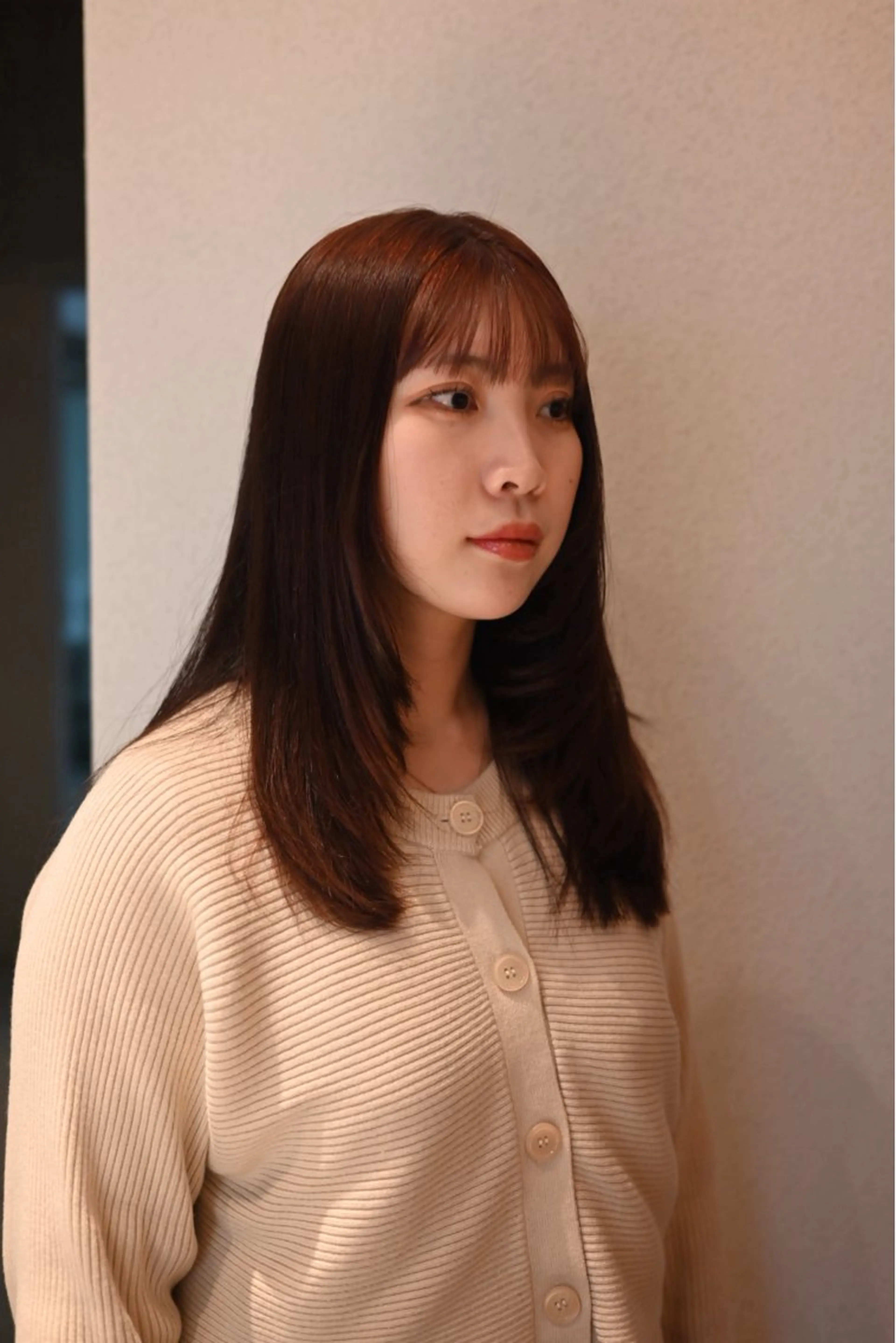 ロングレイヤーカット+Aujuaシャンプーの写真