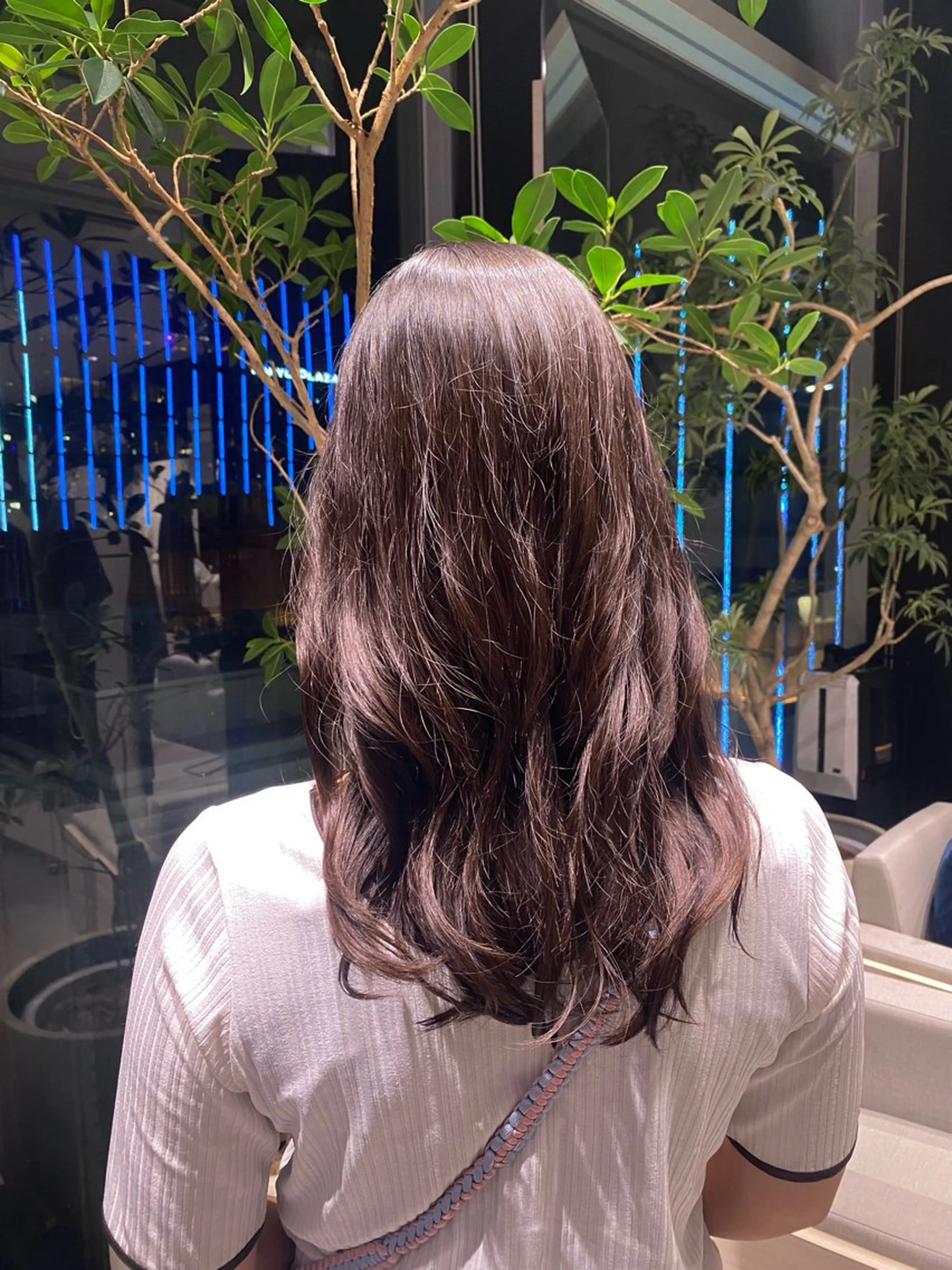 セミロング パーマ セミロングパーマ パーマ トリートメント stair:case 🌱安藤風香🌱🦖のヘアスタイル