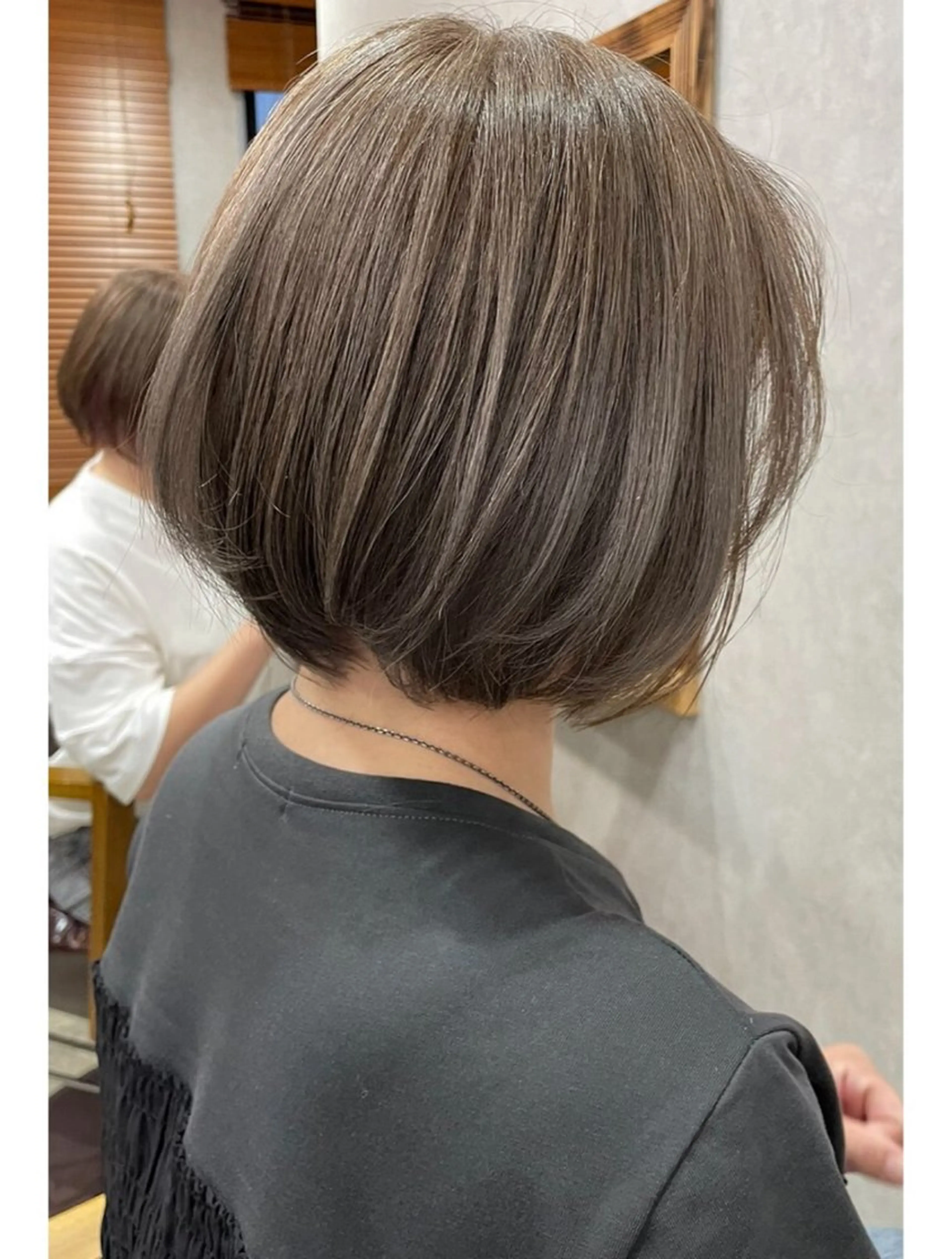 白髪ぼかしハイライトの写真