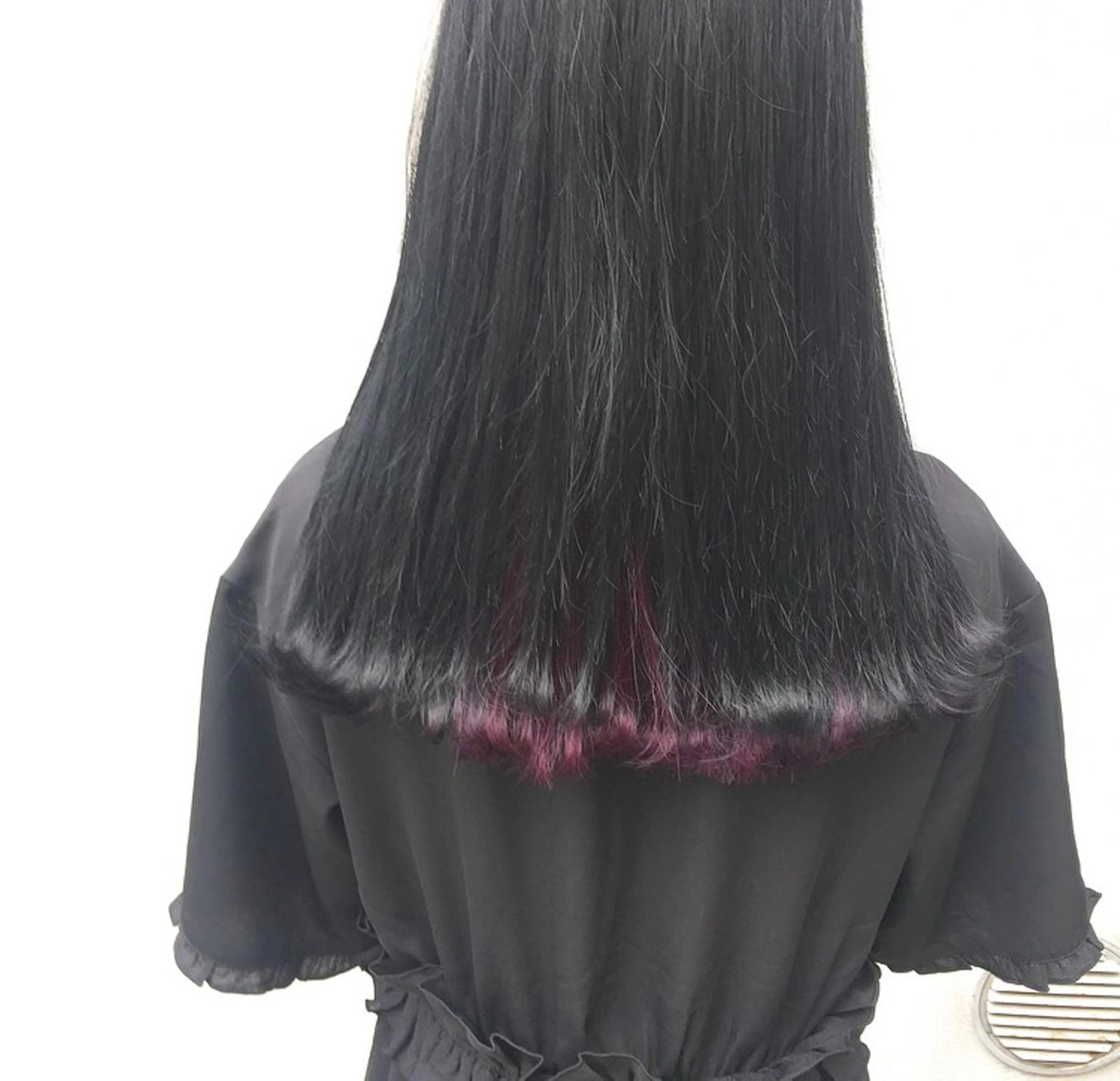 ロング カラー ブリーチ、パーマ 西部笑のヘアスタイル