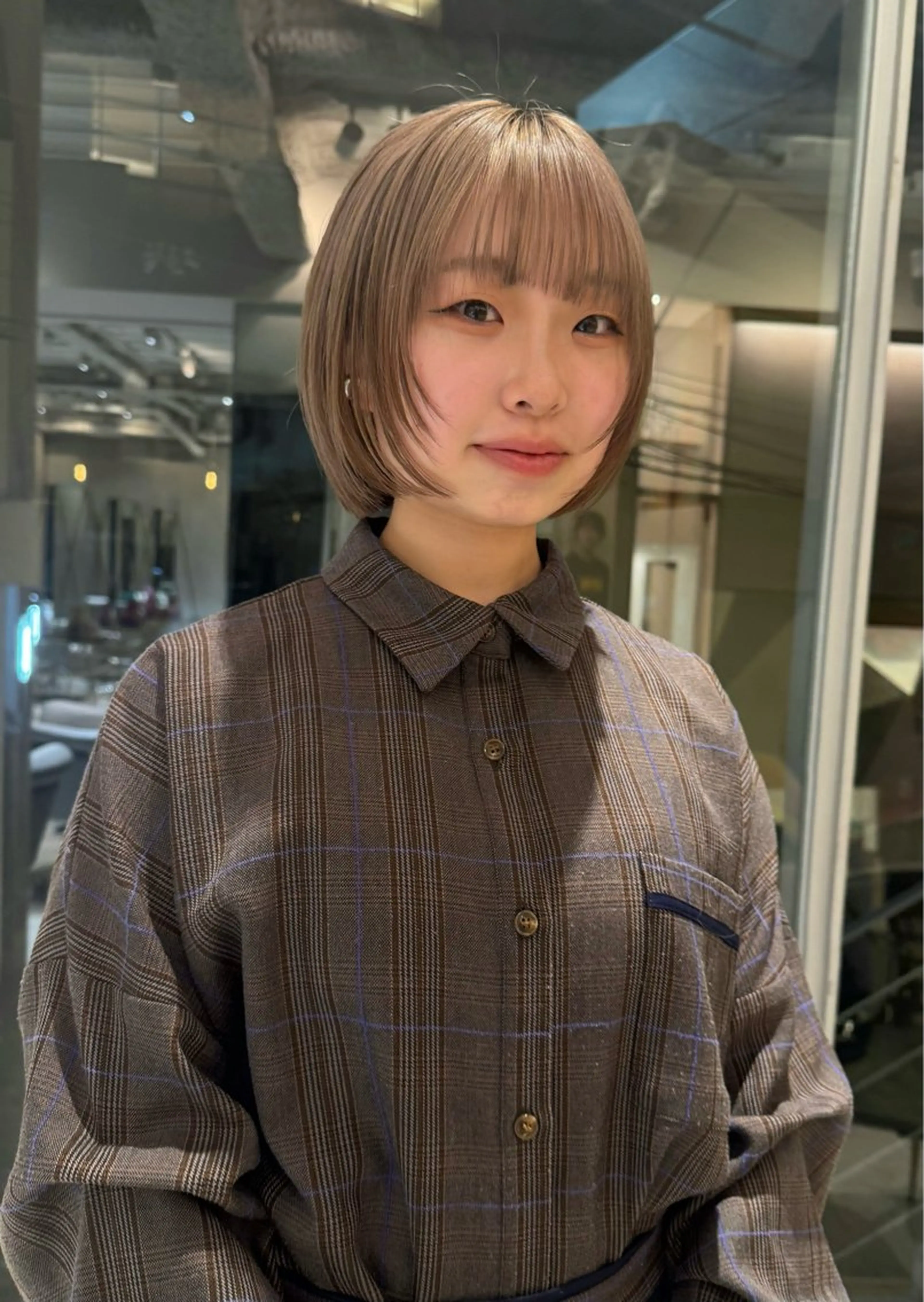 ショート カット ヘアカラー M.SLASH表参道所属・🩵垢抜けボブ /ミニボブ🩵しおのヘアスタイル