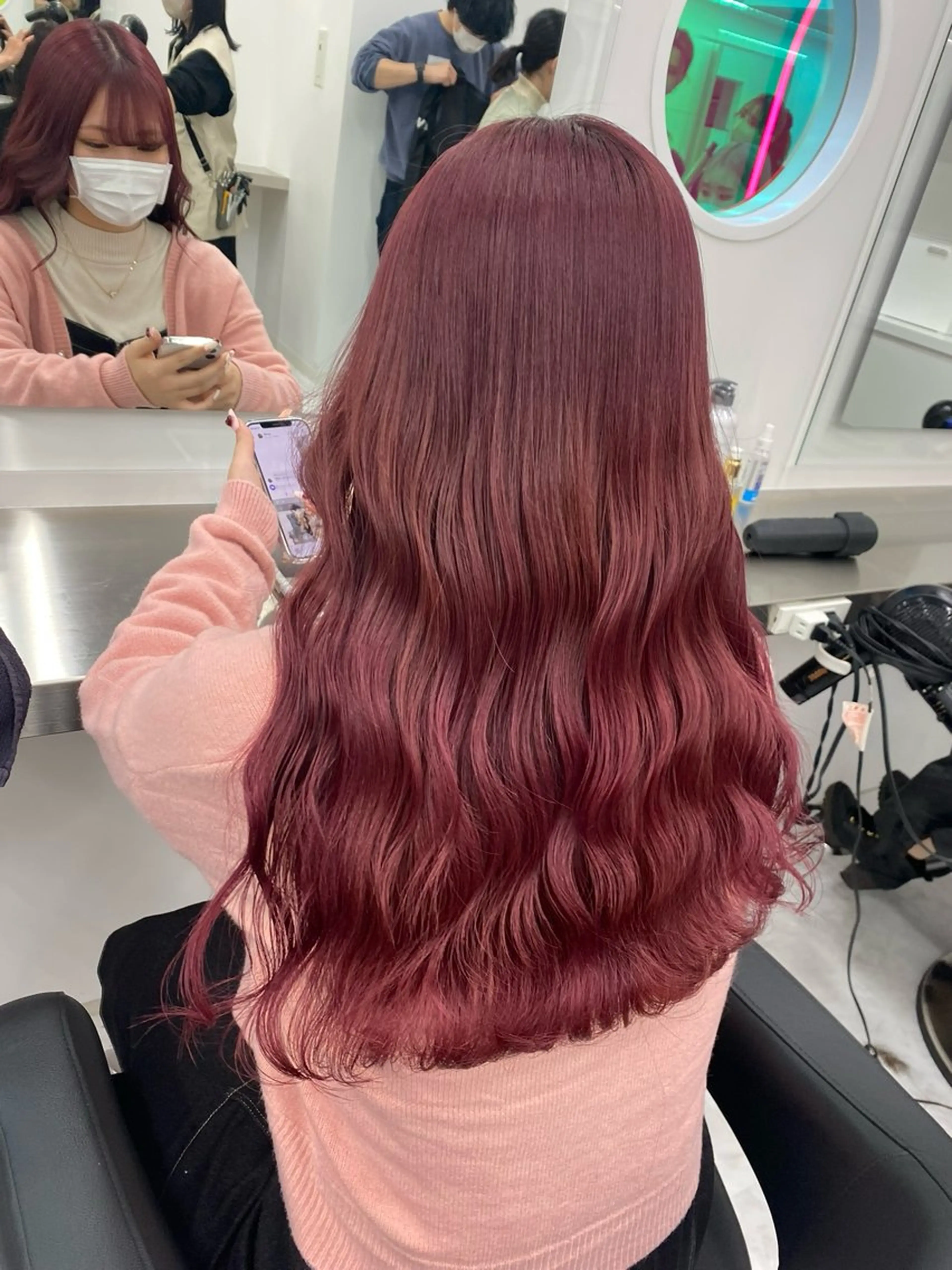 ロング カラー カット ヘアカラー 🎀愛されgirly ヘア🫧Ayakaのヘアスタイル