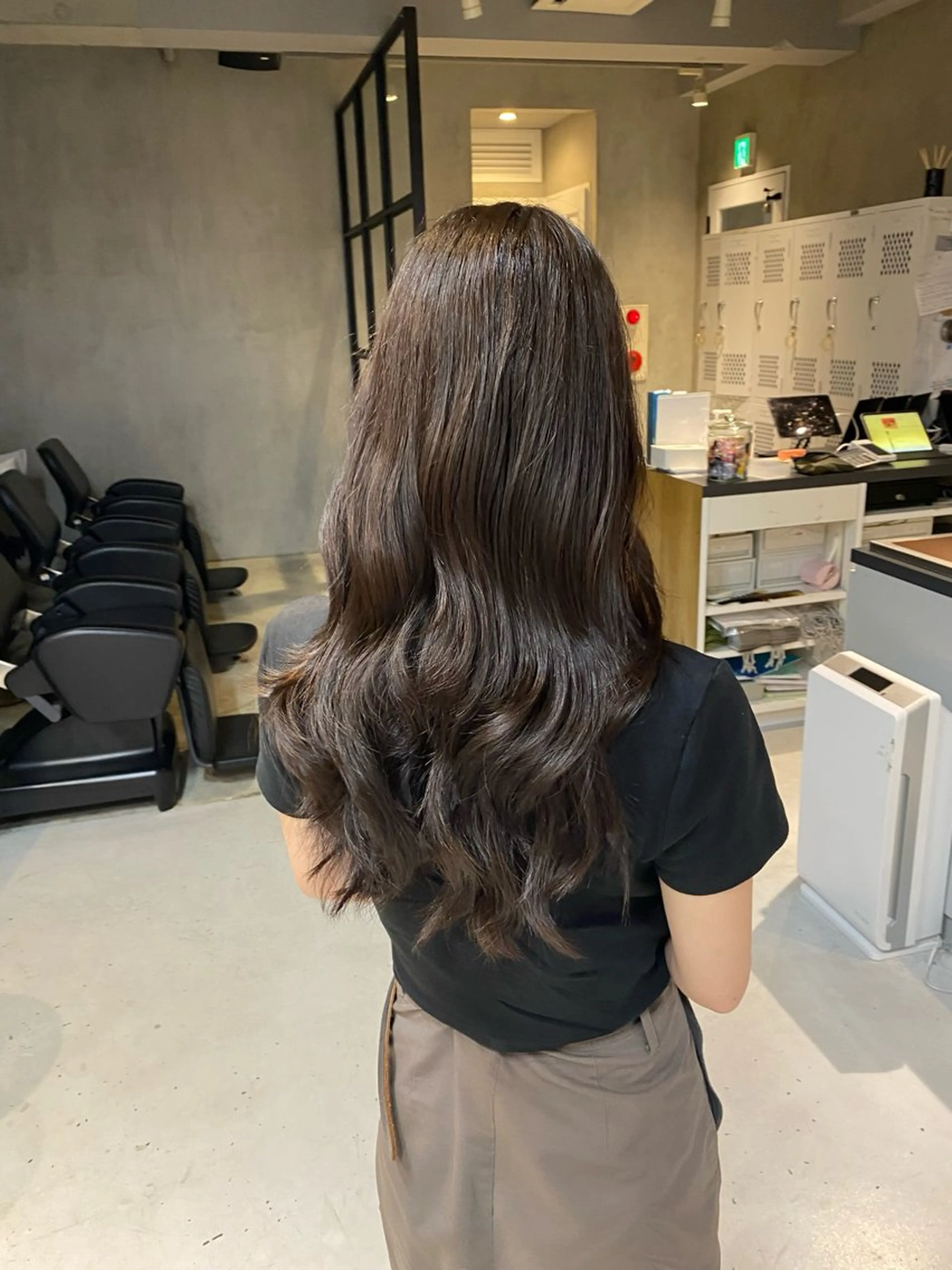 巻きおろしヘアセットの写真