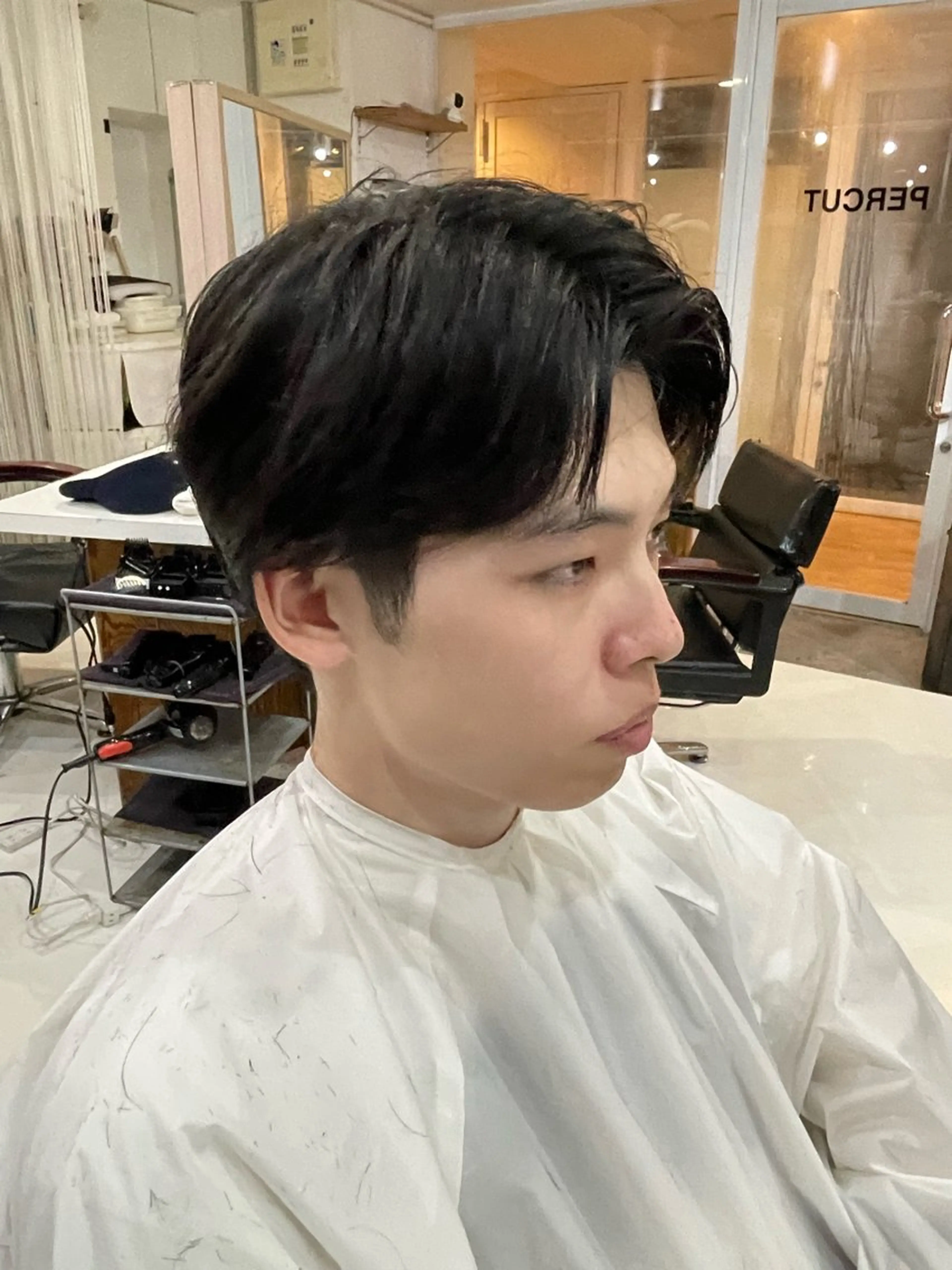 ショート メンズ PERCUT 中島快のヘアスタイル