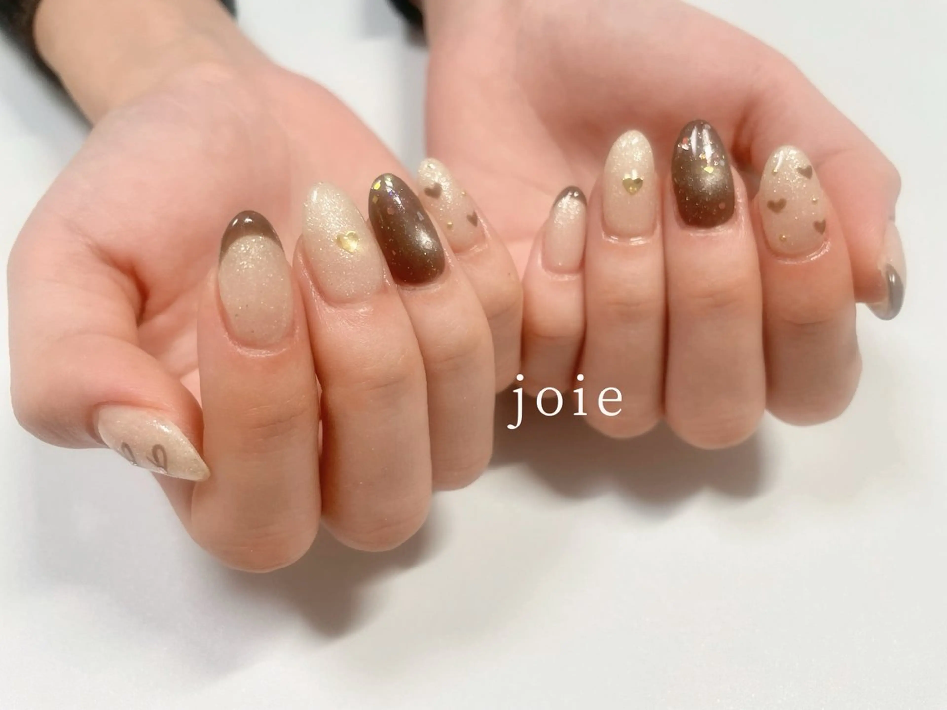 ネイル フットネイル ハート リボン バレンタイン Nailist Mikuのネイルデザイン