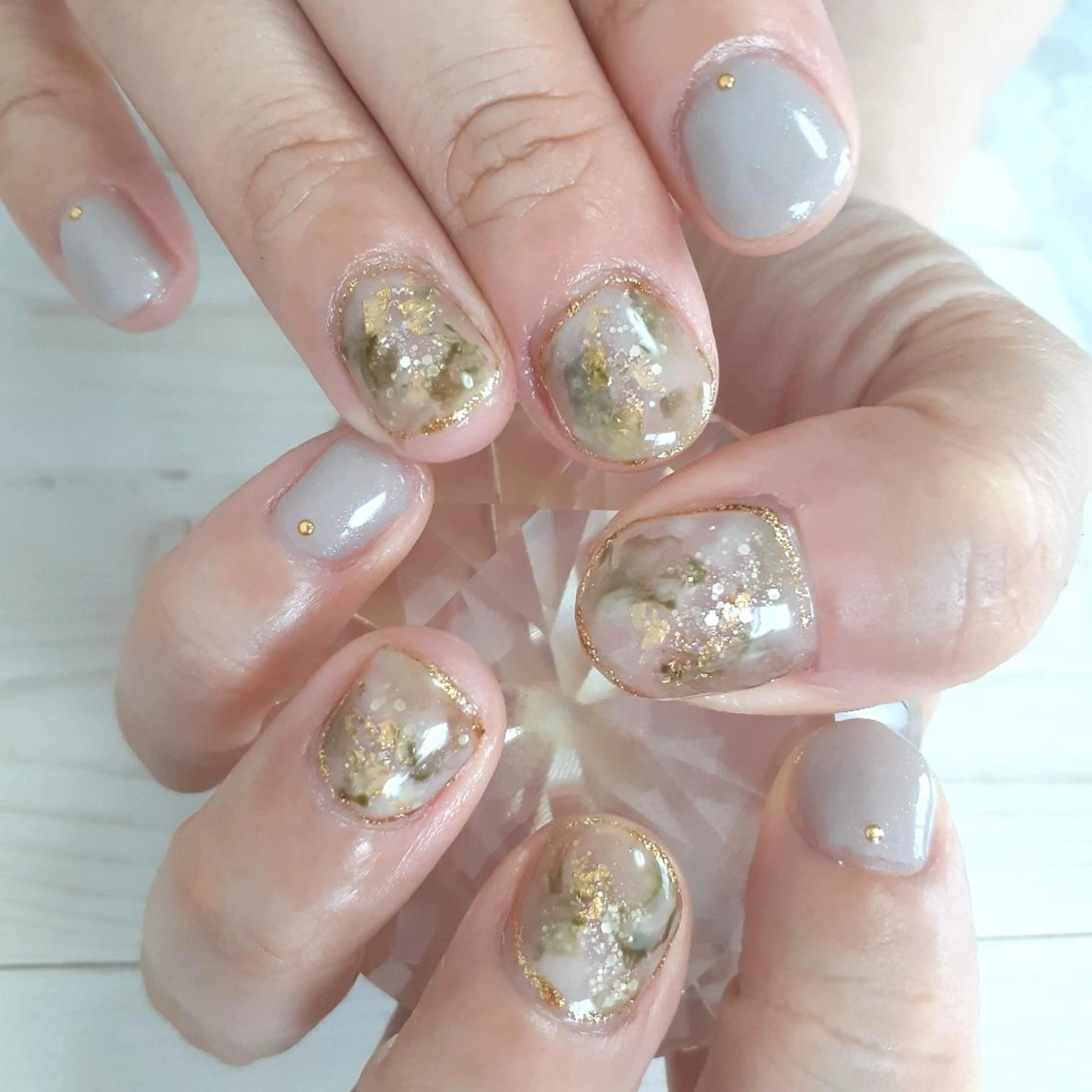 ネイル ニュアンスネイル ハンドネイル 池元 真由美のネイルデザイン