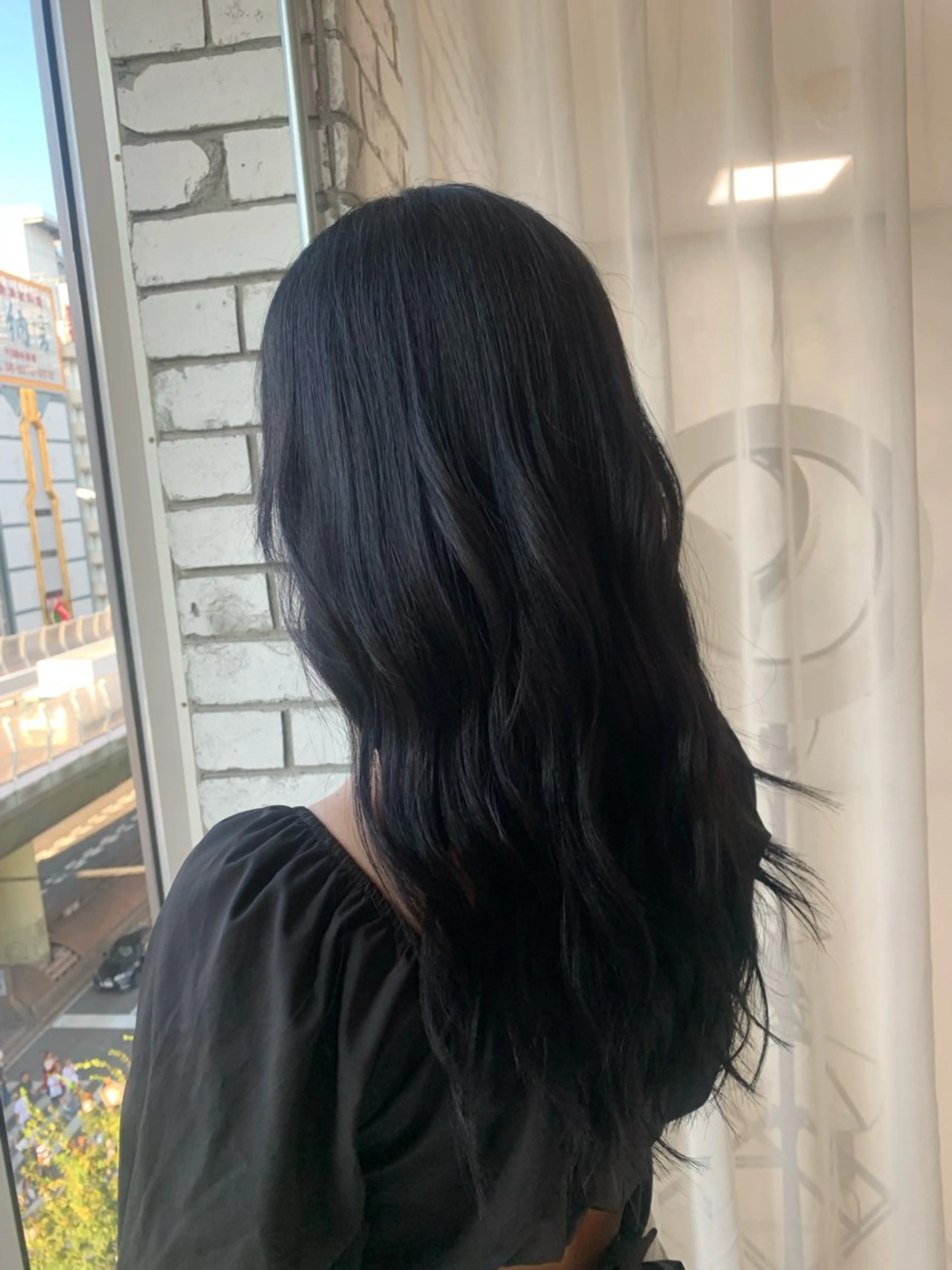 セミロング ヘアカラー トリートメント 🌶推しカラー RINA🌶´-のヘアスタイル