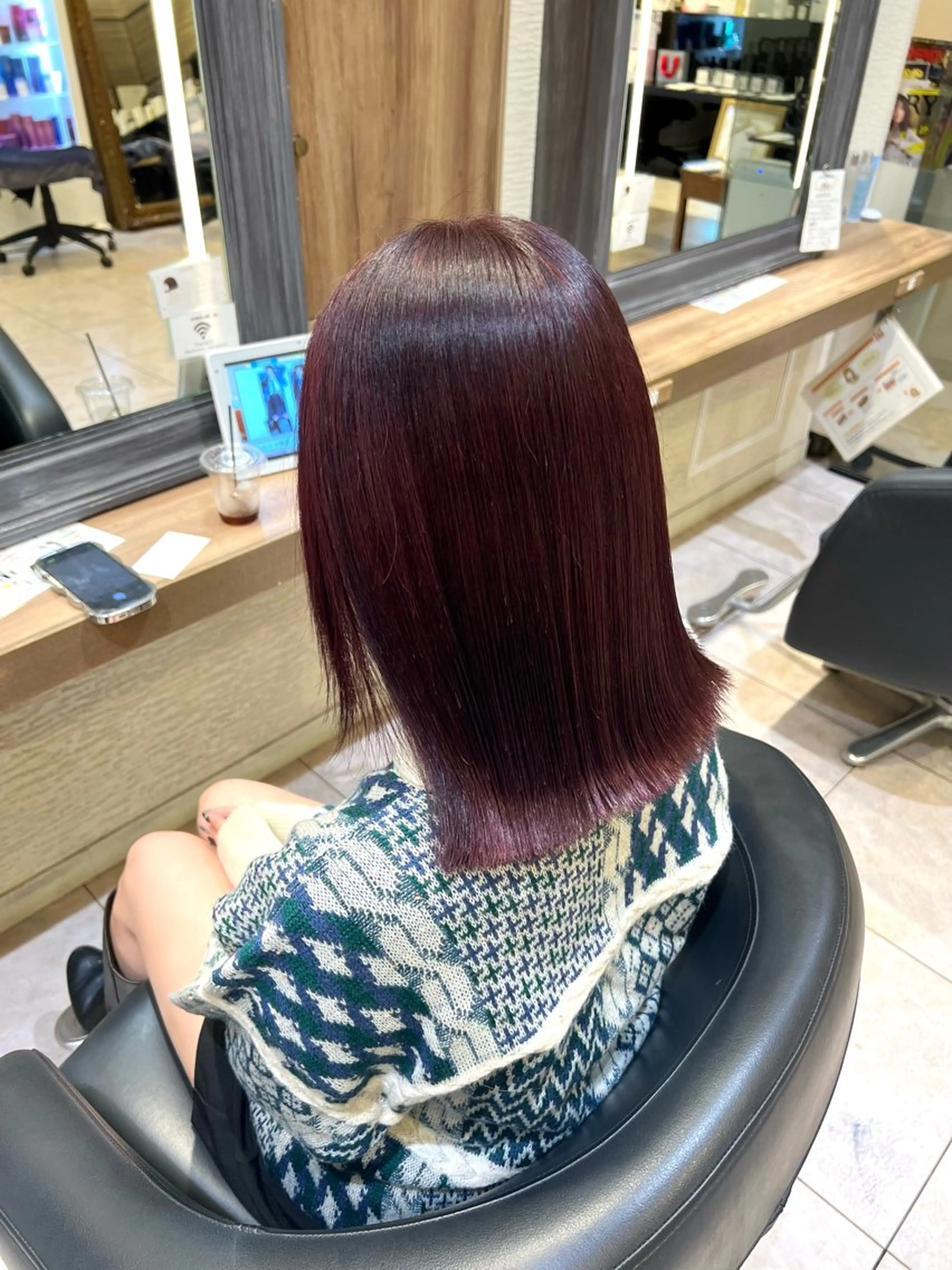 カラー カット ヘアカラー 赤み消しカラー🌱 YUZUKI🫧のヘアスタイル