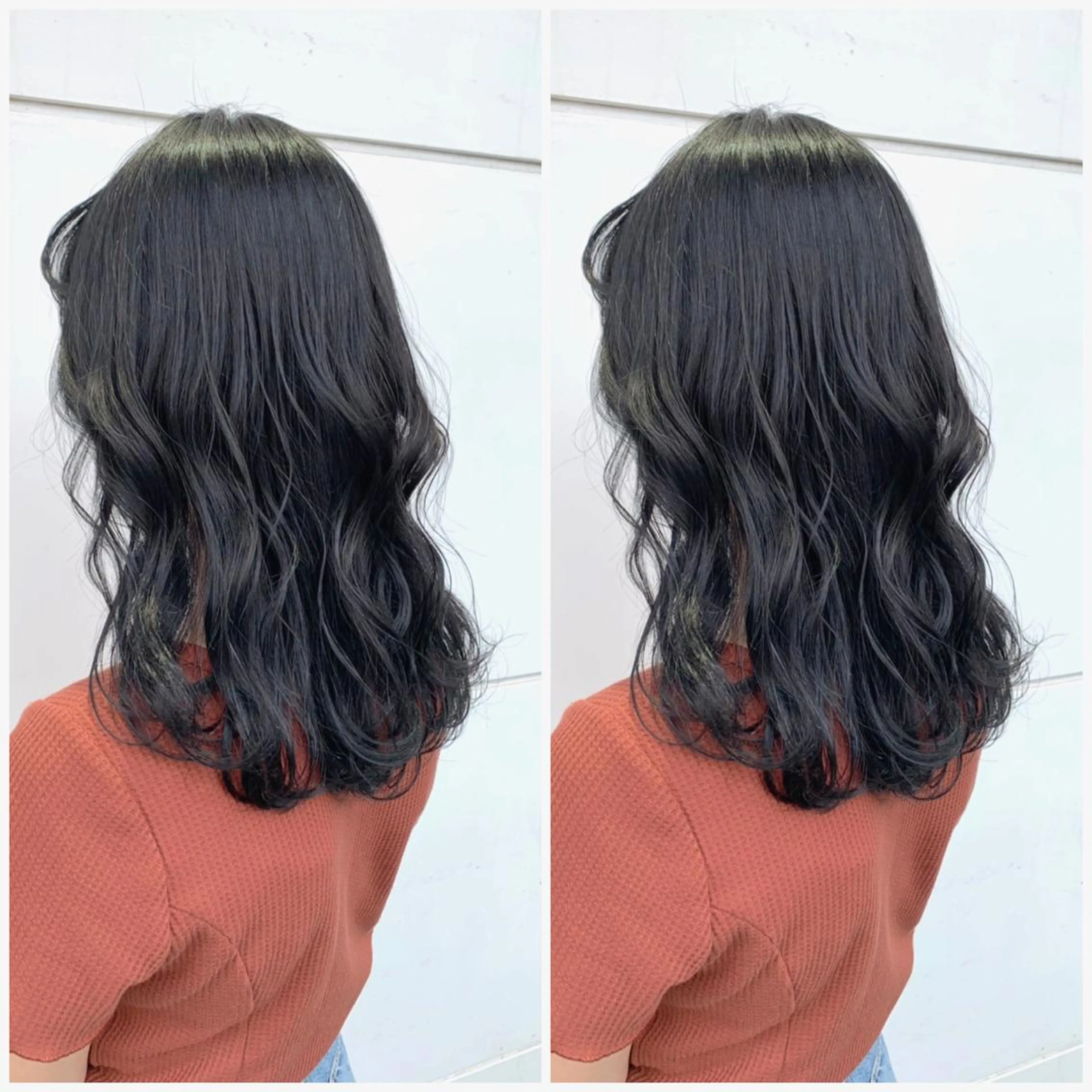 セミロング ヘアカラー トリートメント 🌿MASATO 🌿韓国ヘアのヘアスタイル