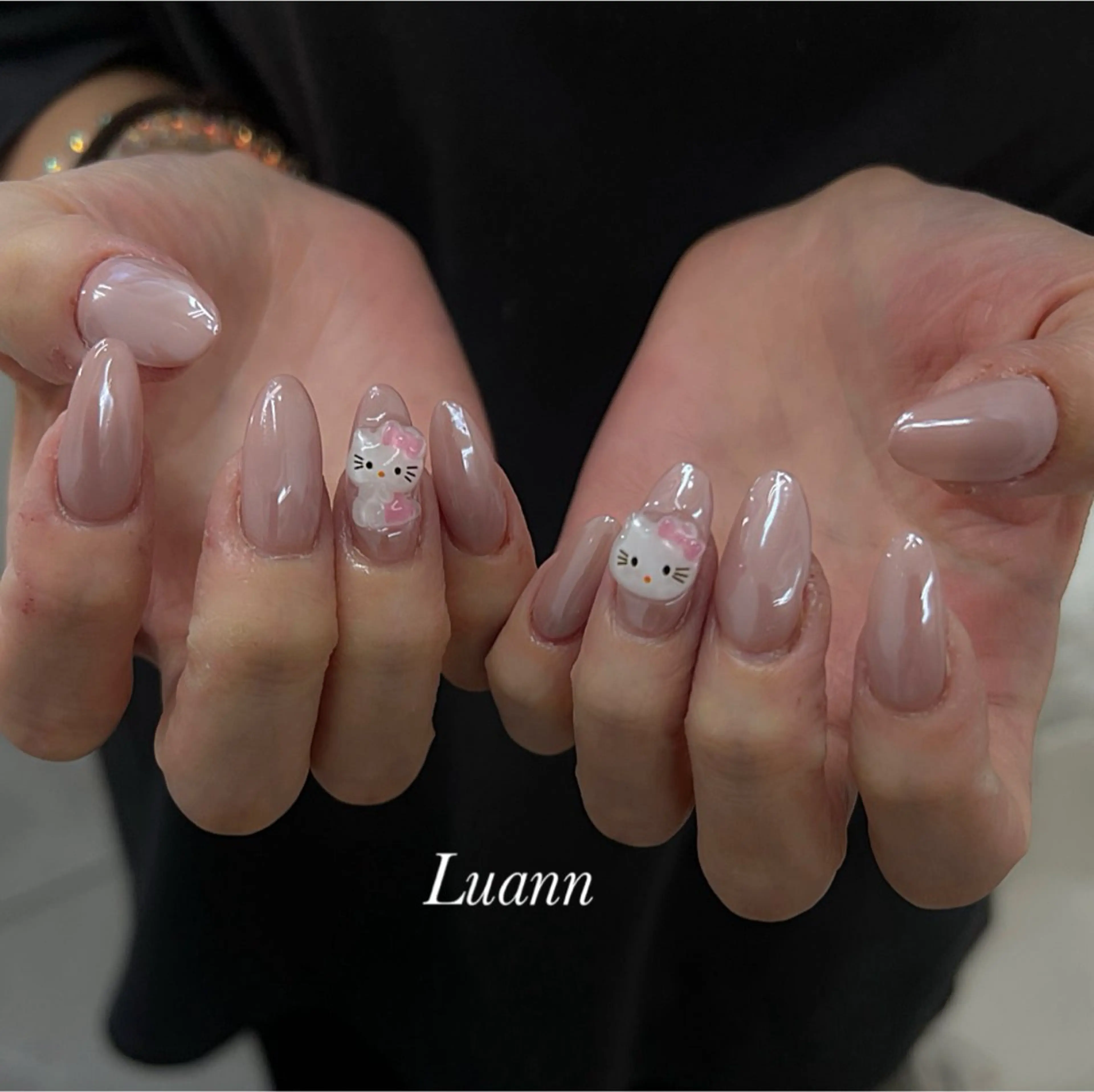 ネイル ピンク ハンドネイル Luann nail所属・Luann nail Sakiのその他イメージ