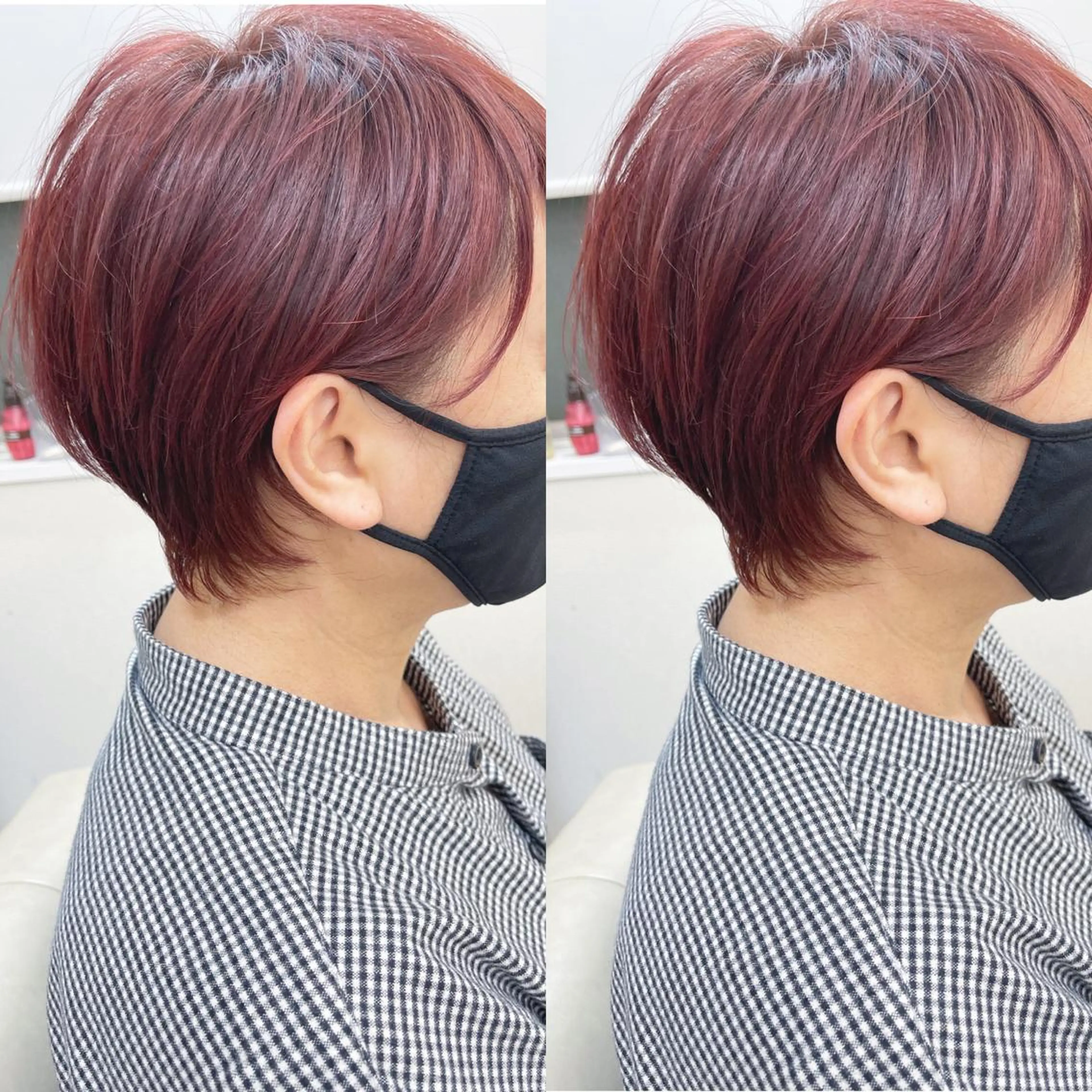 ショート ショートボブ ボブ ショートヘア カット ヘアカラー トリートメント H所属・H (エイチ) 烏丸御池店のヘアスタイル